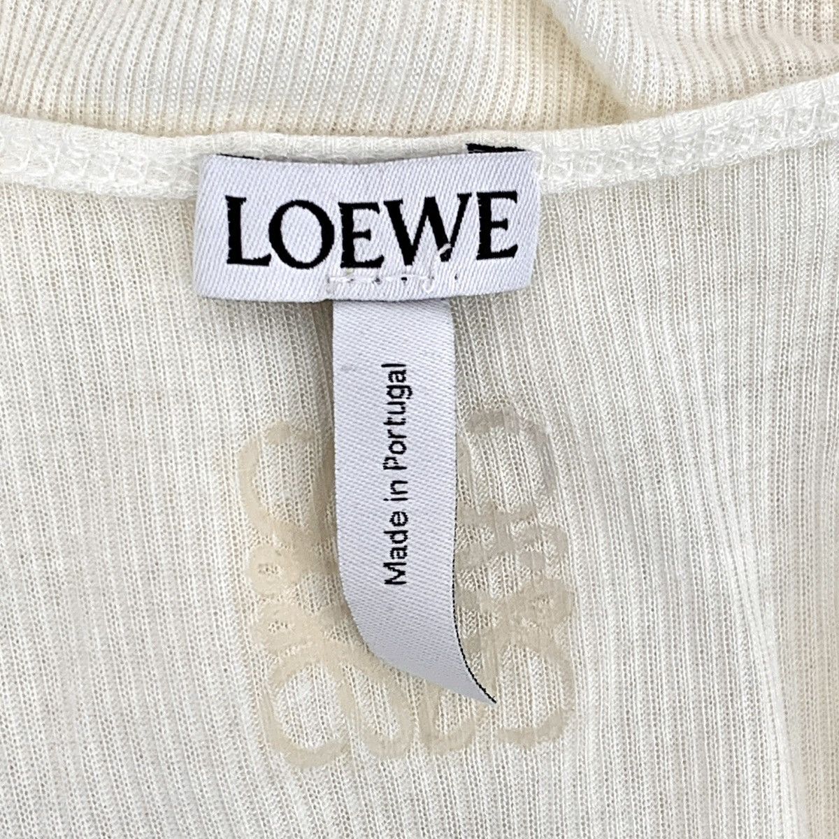Loewe Loewe White Logo Embroidered Knitted Camisole Dress K26WX Size M / US 6-8 / IT 42-44 - 6 Thumbnail