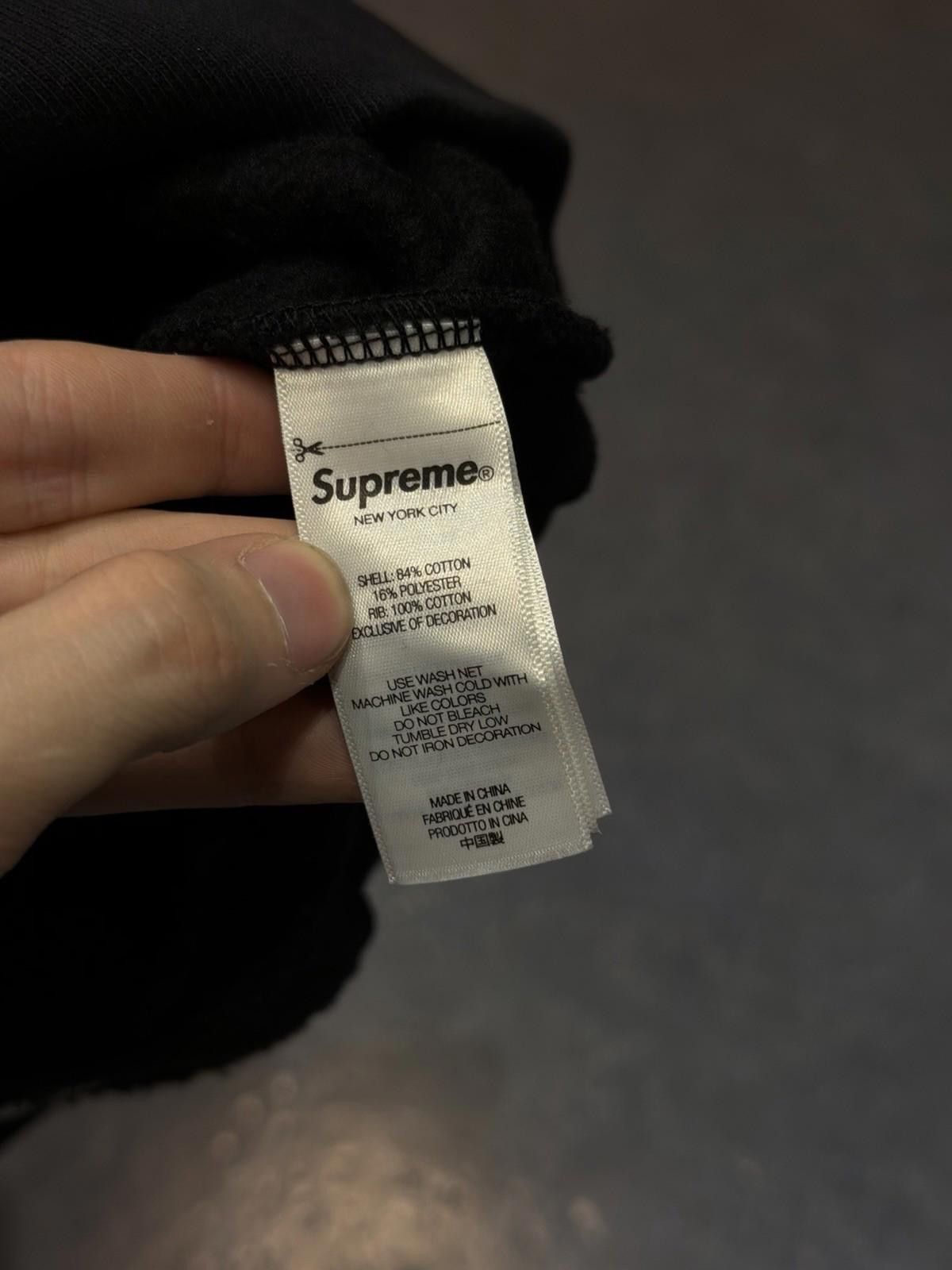 Supreme Supreme “Overlock” Hooded Sweatshirt Black Men’s X-Large New Size US XL / EU 56 / 4 - 11 Thumbnail