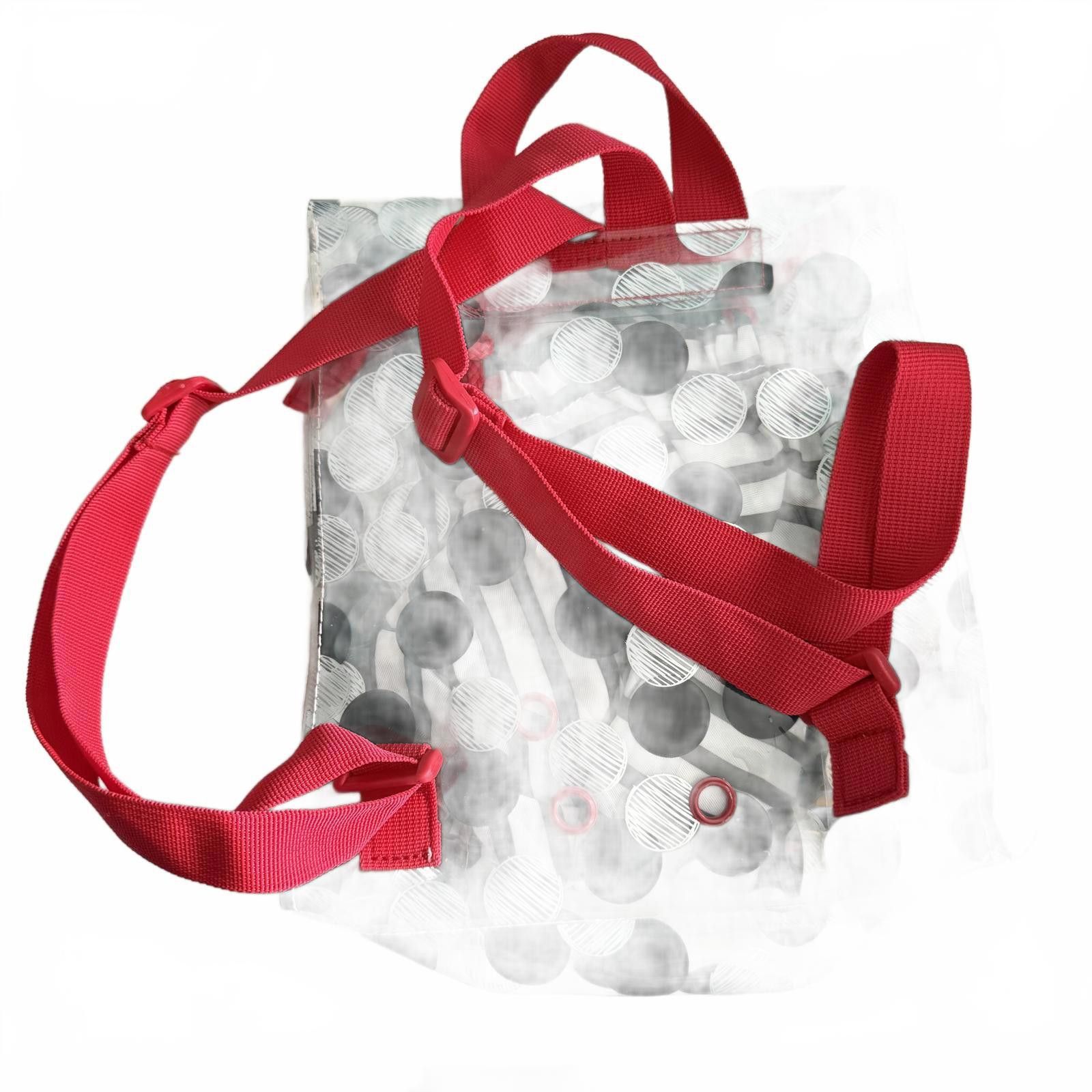 Disney Minnie Mouse Clear Backpack with Polka Dots Size ONE SIZE - 2 Thumbnail