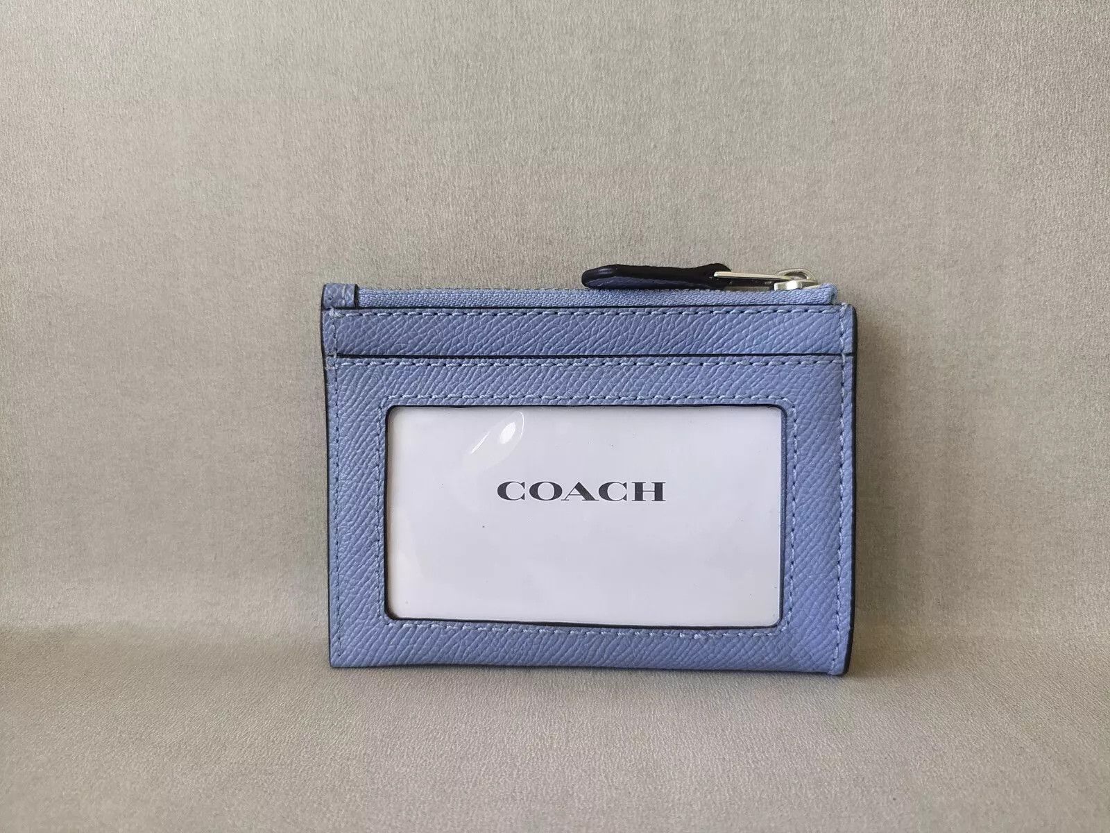 Coach Coach Mini Skinny ID zip CardCase cross grain leather T 9139 Size ONE SIZE - 6 Thumbnail