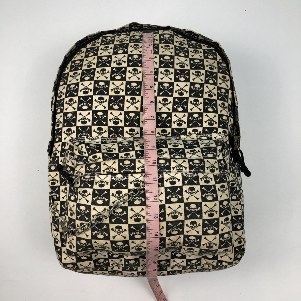 Japanese Brand SKULL FULL PRINTED LOGO BACKPACK Size ONE SIZE - 13 Thumbnail