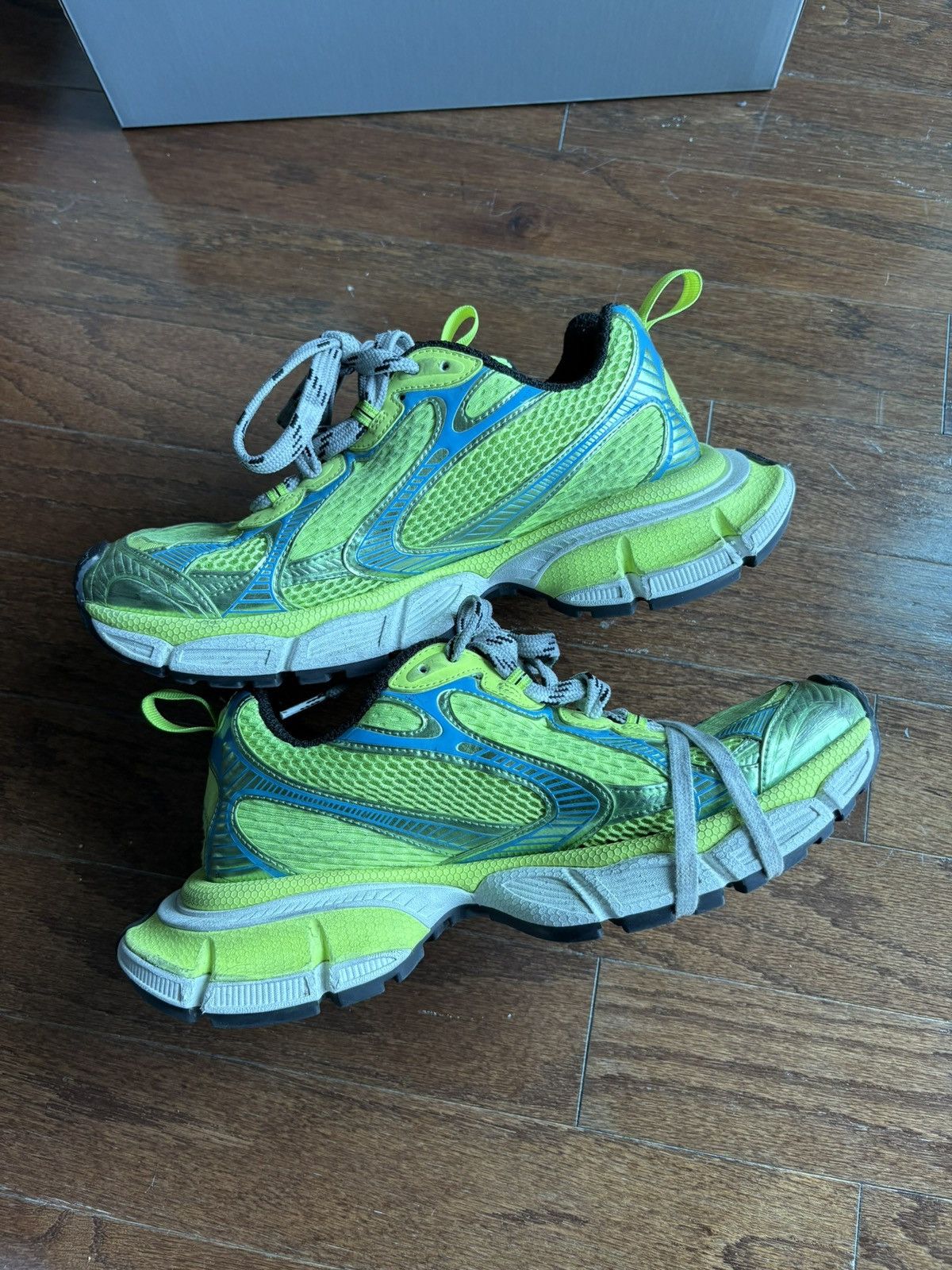 Balenciaga Balenciaga 3XL Green Yellow Blue Sneaker Size US 8 / EU 41 - 3 Thumbnail