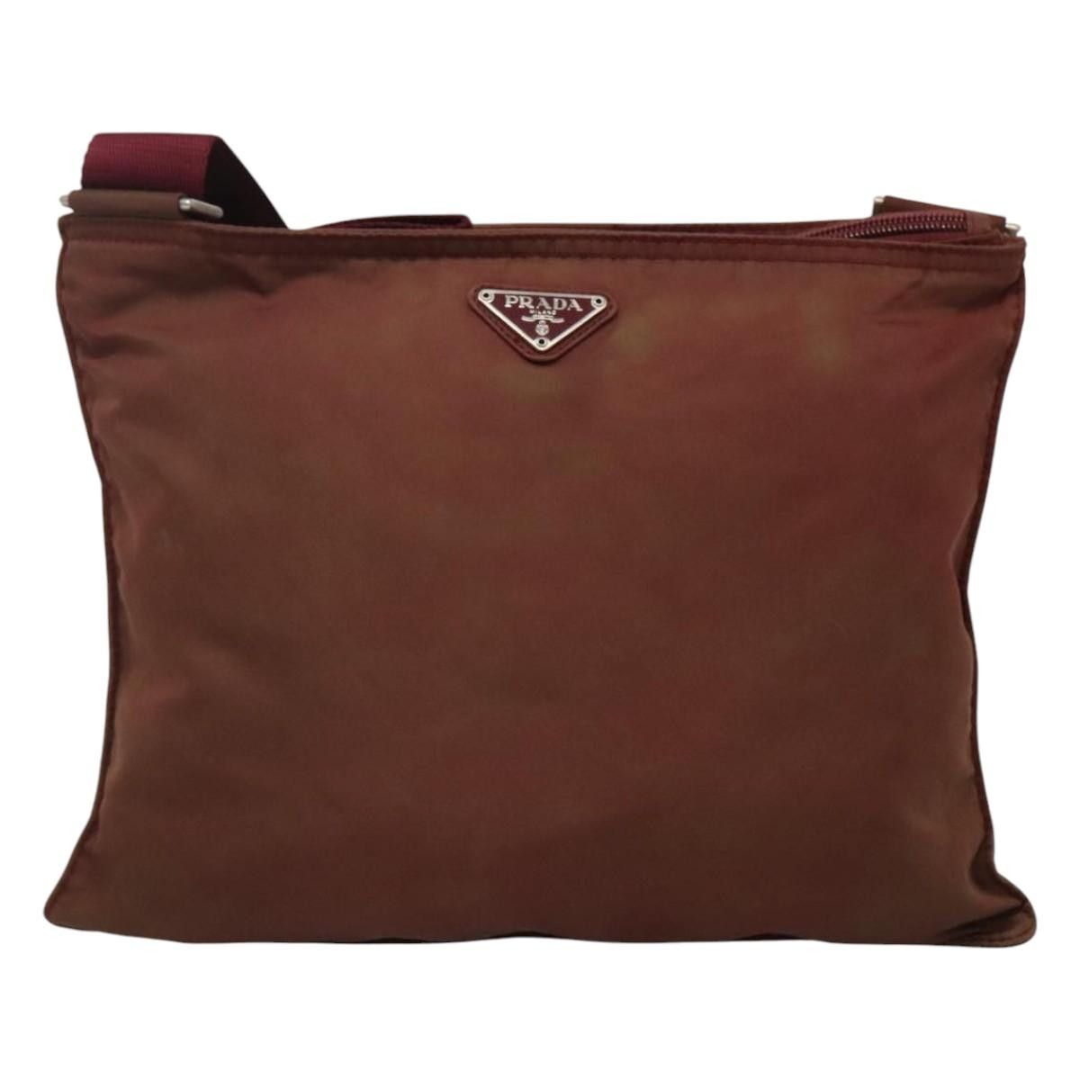 Prada Red Synthetic Shoulder Bag (Pre-Owned) Size ONE SIZE - 1 Thumbnail