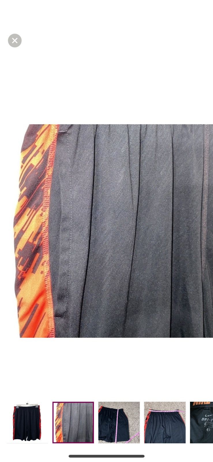 Nike Nike men’s large‎ black athletic shorts Size US 36 / EU 52 - 4 Thumbnail