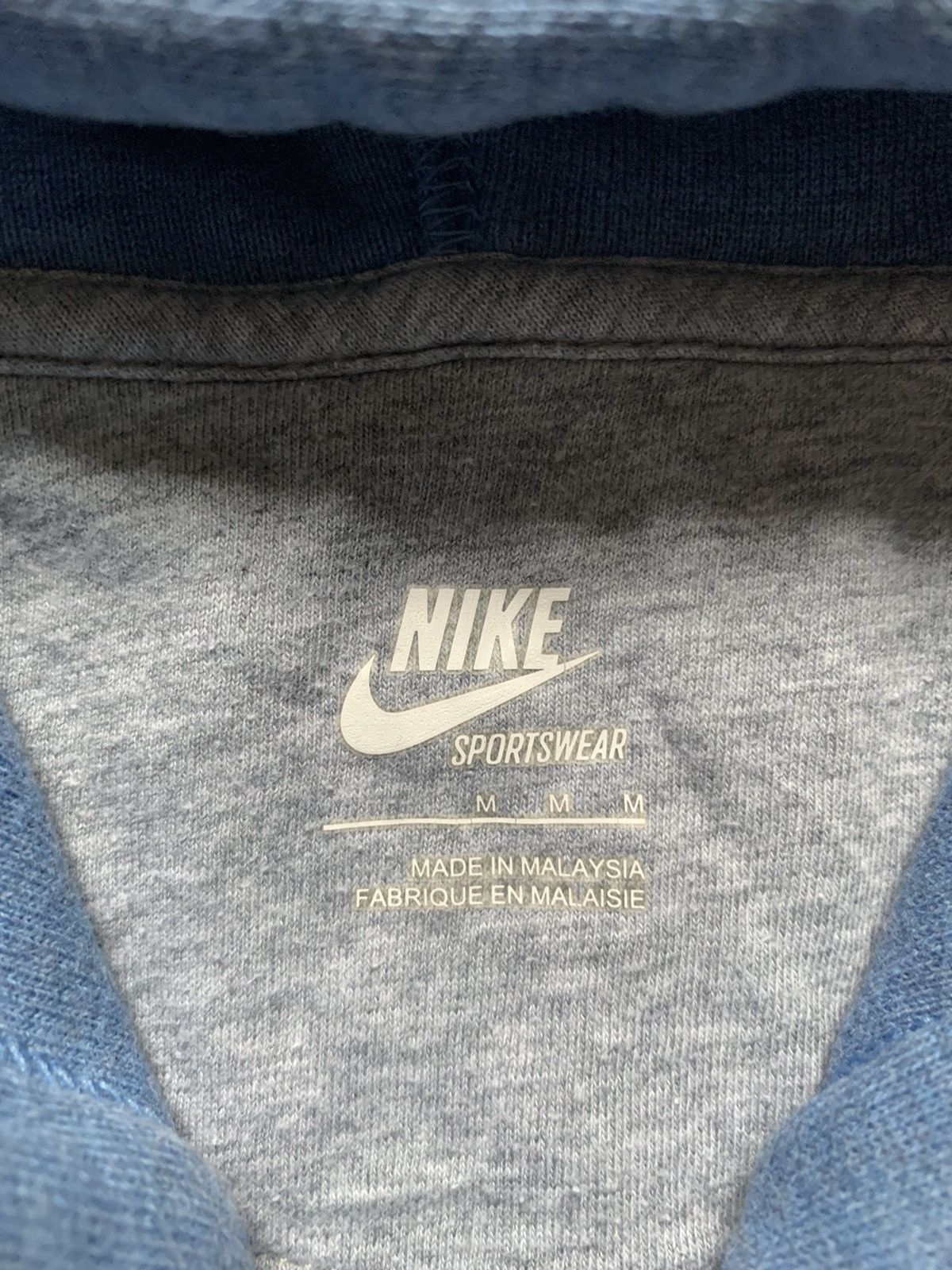 Nike Vintage Nike Boxy Fit Zip Hoodie Small Swoosh Y2K USA 90s Size US M / EU 48-50 / 2 - 3 Thumbnail