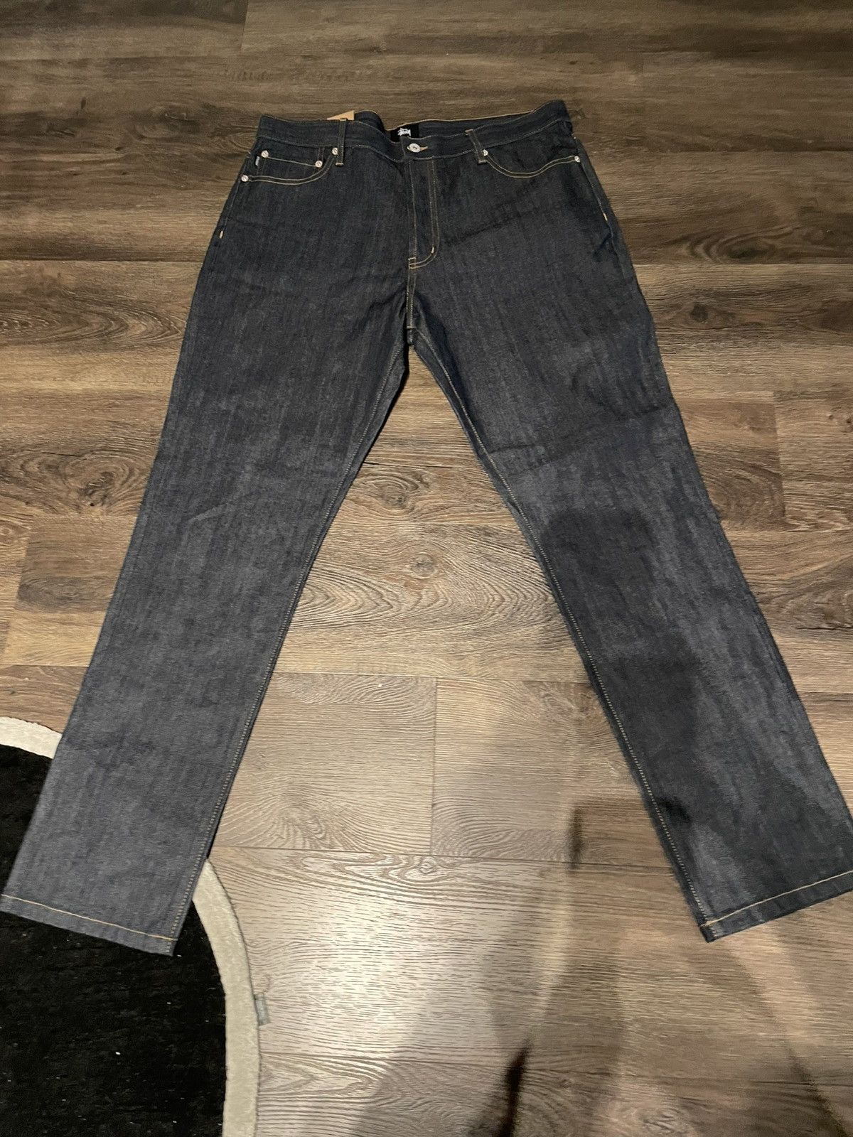 Stussy Brand New Stussy Slim Fit Rigid Denim Pant size 36 Size US 36 / EU 52 - 1 Thumbnail
