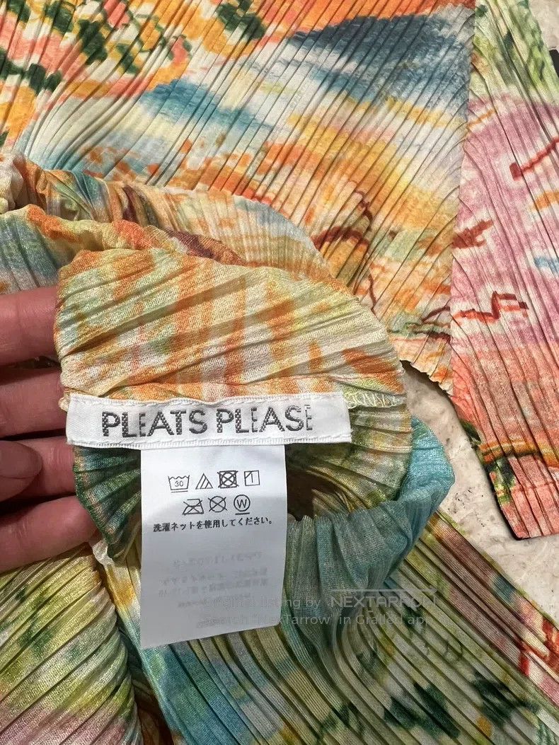 Issey Miyake Issey Miyake Yellow Short Sleeve T-shirt Size L / US 10 / IT 46 - 5 Thumbnail