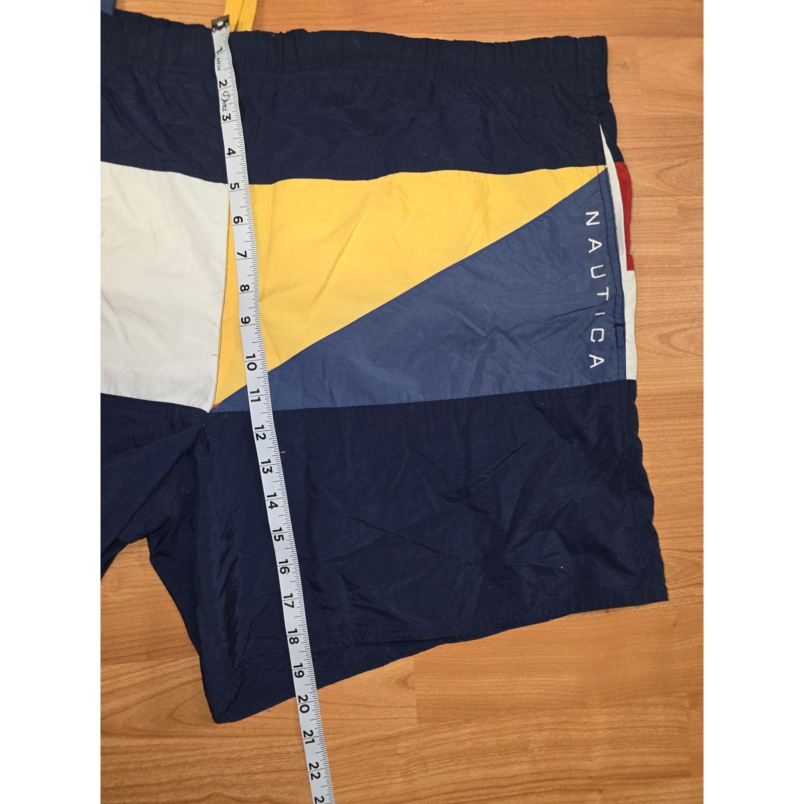 Nautica Nautica Swim Trunks Color Block Multicolor X Large Shorts Size US 41 - 5 Thumbnail