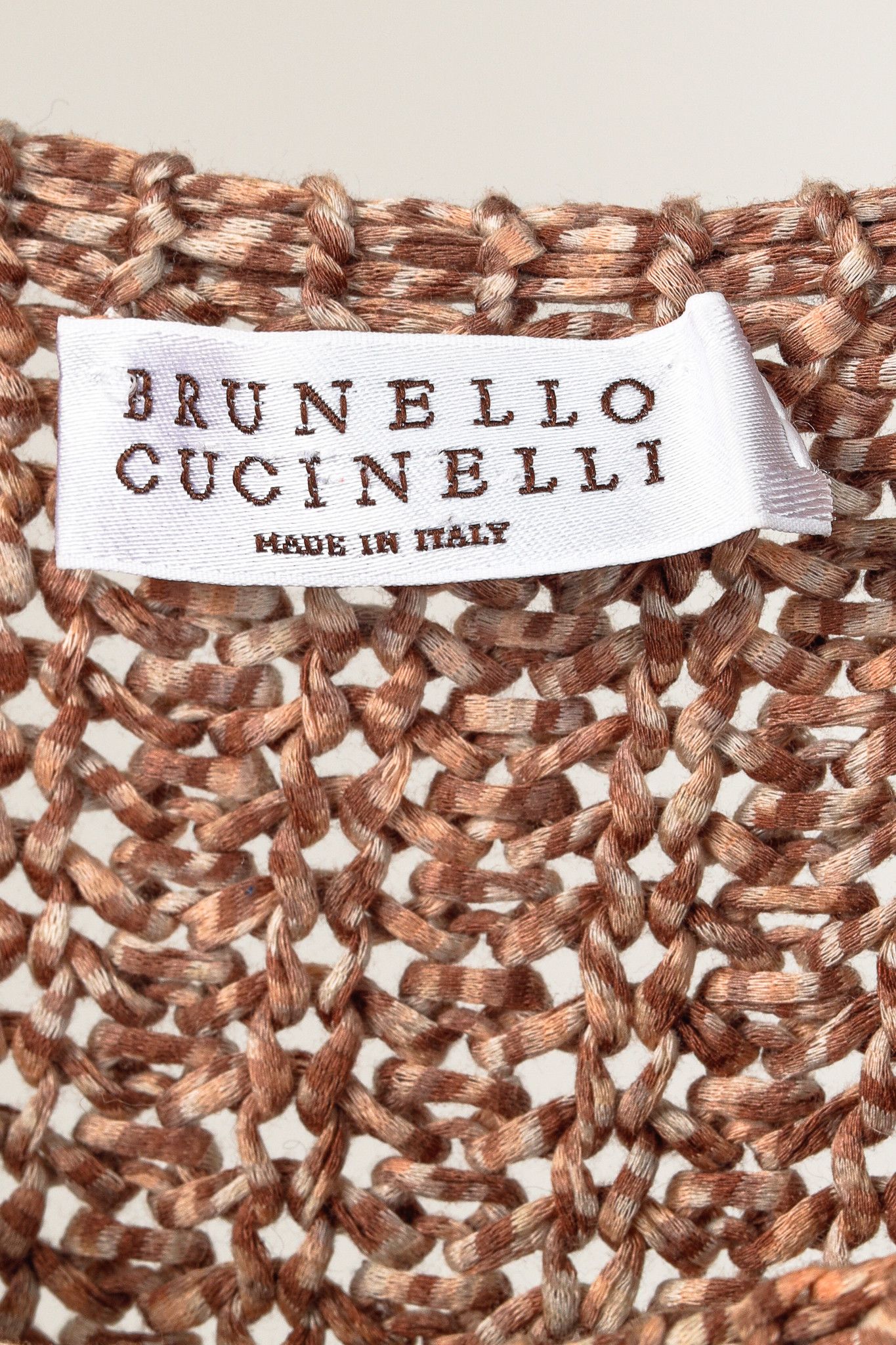 Brunello Cucinelli Brunello Cucinelli Chunky Cotton-Knit Short-Sleeve Sweater Size S / US 4 / IT 40 - 9 Thumbnail