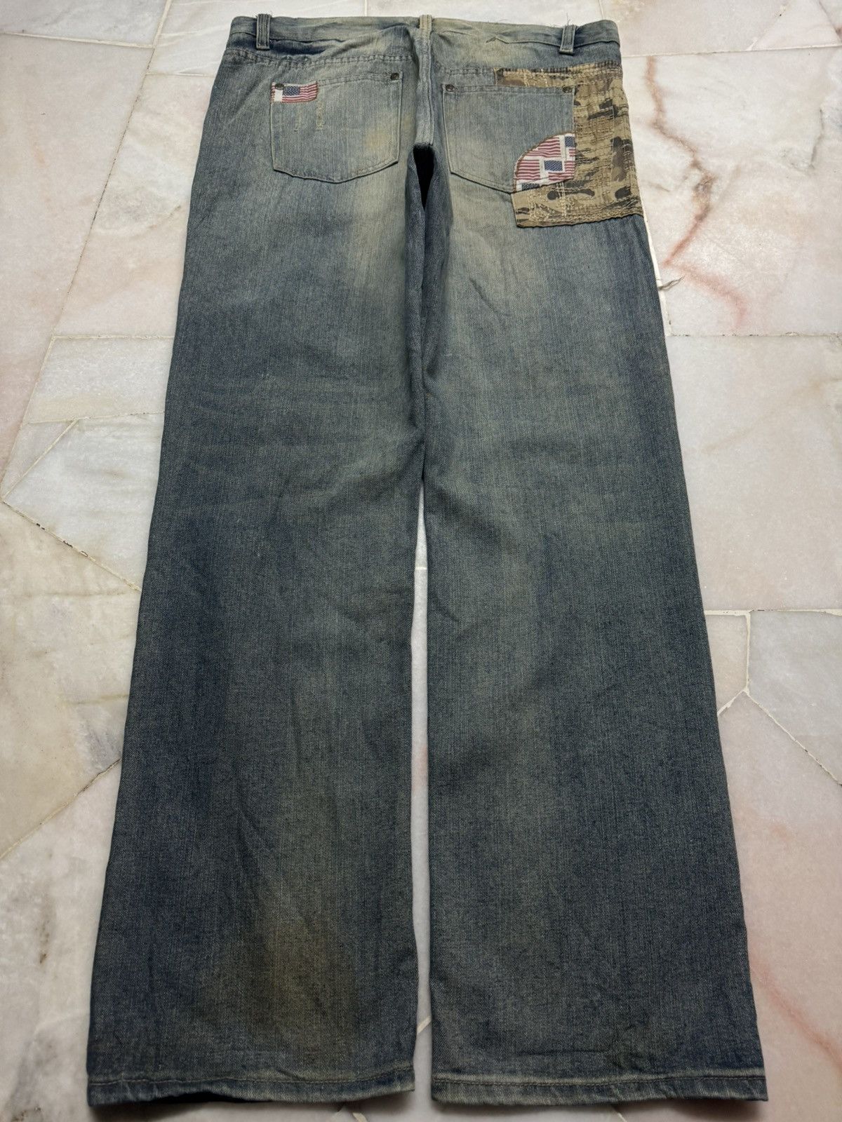 Tornado Mart ❗️BIG SIZE❗️GRUNGE APACHE VINTAGE & DENIM GS-115 MUDMAX CRAZY Size US 39 - 19 Thumbnail