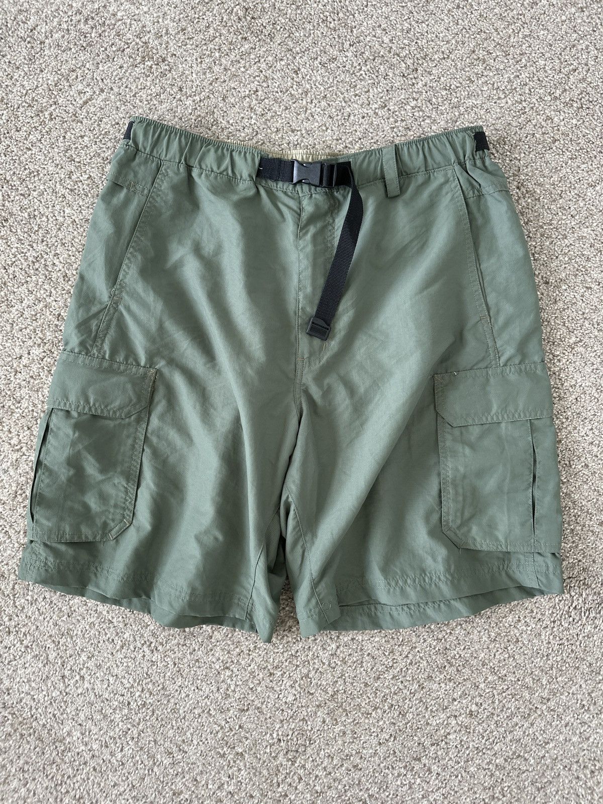 Rei × Vintage Rei Olive Green Nylon Shorts Size US 32 / EU 48 - 1 Thumbnail