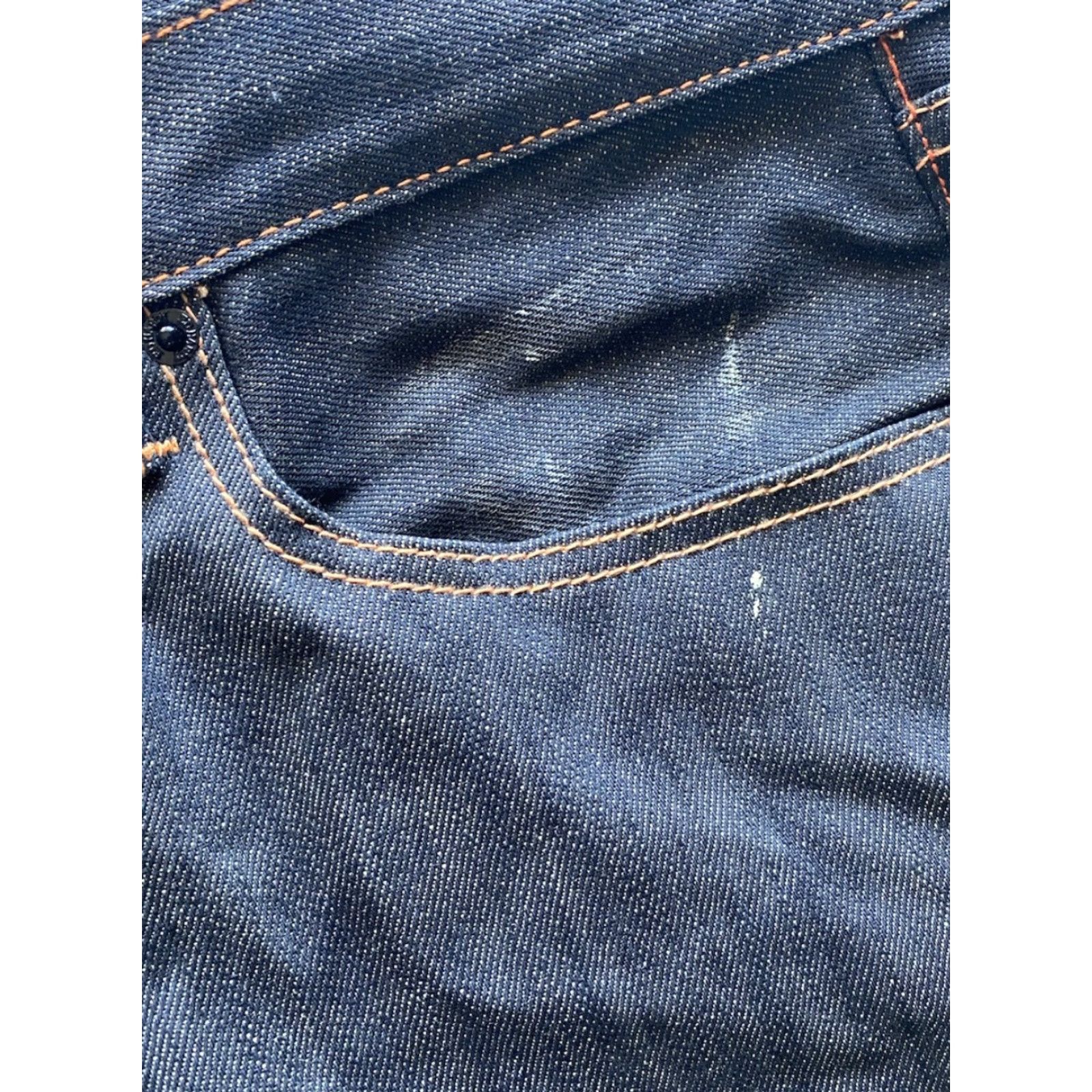 Ed Hardy Ed Hardy Jeans Mens 38x34 Regular 2009 Blue Cotton Spandex Button Closure Straight Jeans Pants Size US 38 / EU 54 - 5 Thumbnail