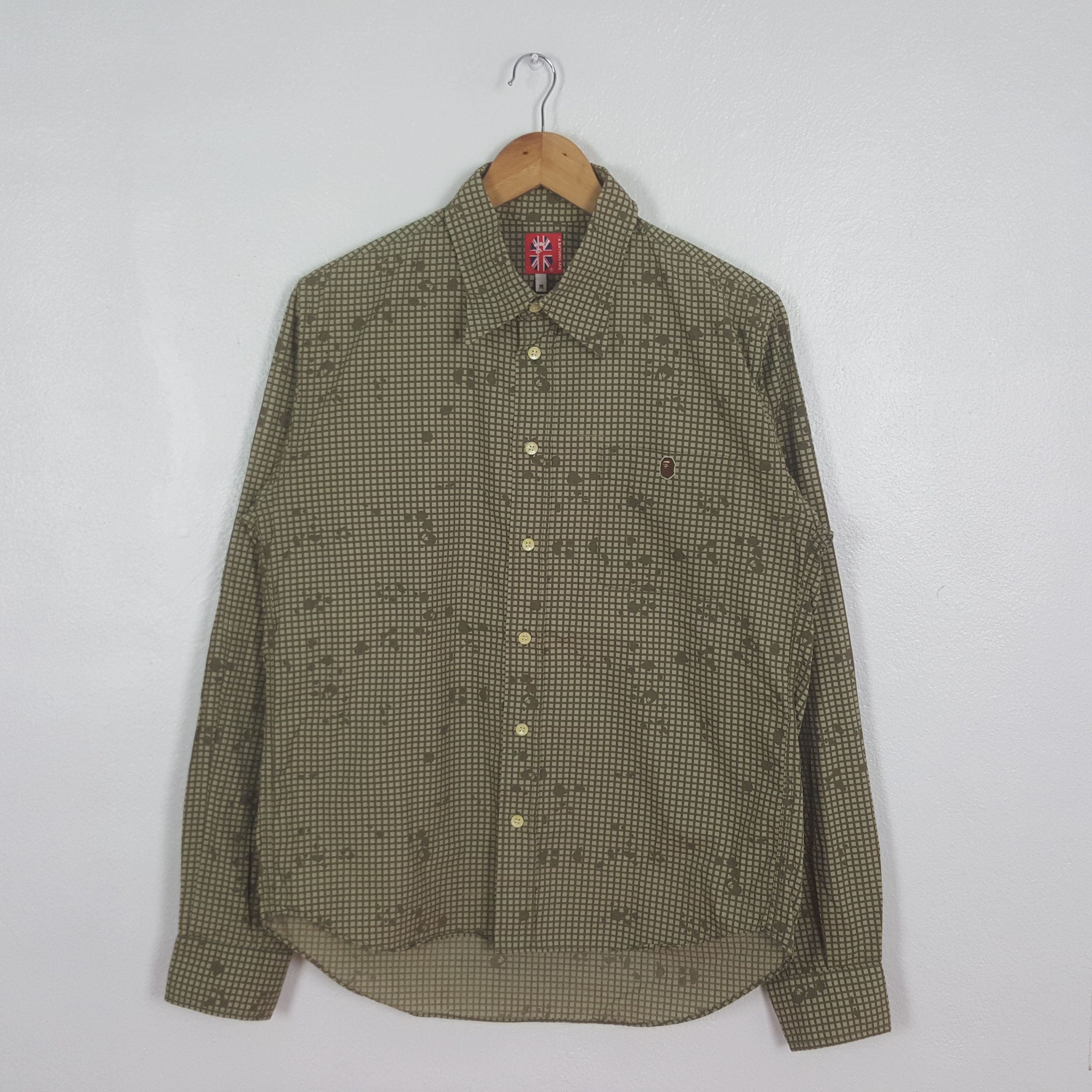 Bape Vintage A Bathing Ape Japanese Shirt Button Up C319N29 Size US S / EU 44-46 / 1 - 1 Thumbnail