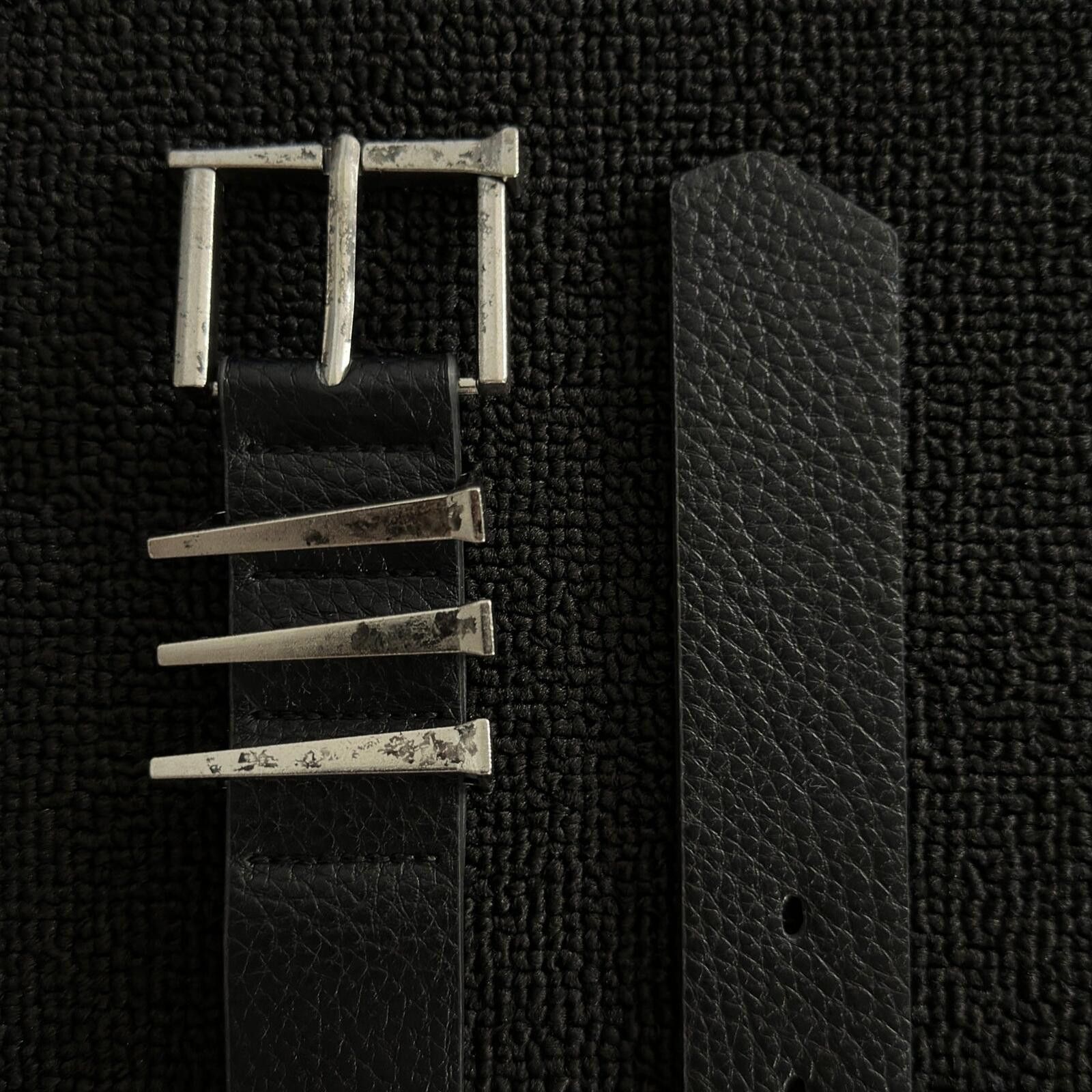 Other Engraved Triple-Point Belt | Dark Street Punk 108cm Size ONE SIZE - 3 Thumbnail