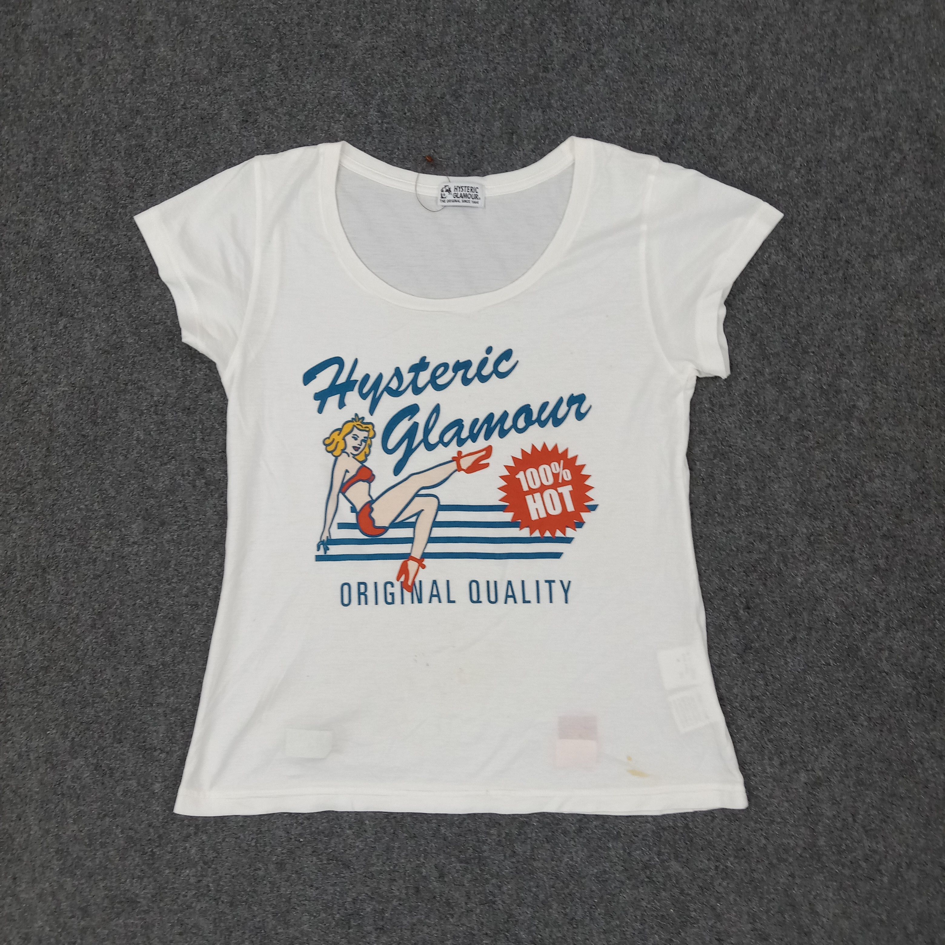 Hysteric Glamour × Japanese Brand × Vintage Hysteric Glamour Japanese Brand Parody Tshirt Size XS / US 0-2 / IT 36-38 - 1 Thumbnail