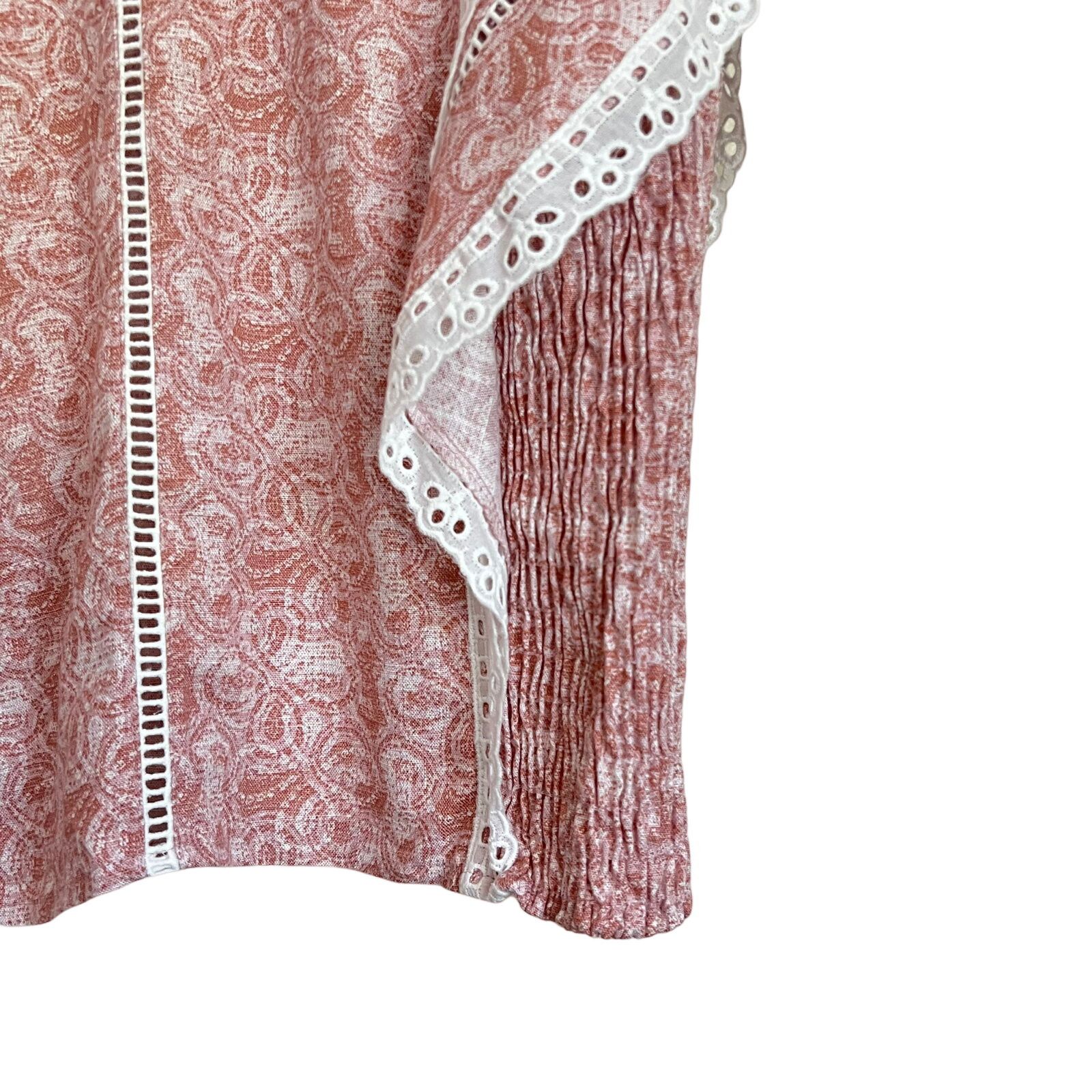 MISA Los Angeles MISA Los Angeles Boho Nilu Blouse - Washed Tile Pink Size XL Size XL / US 12-14 / IT 48-50 - 6 Thumbnail