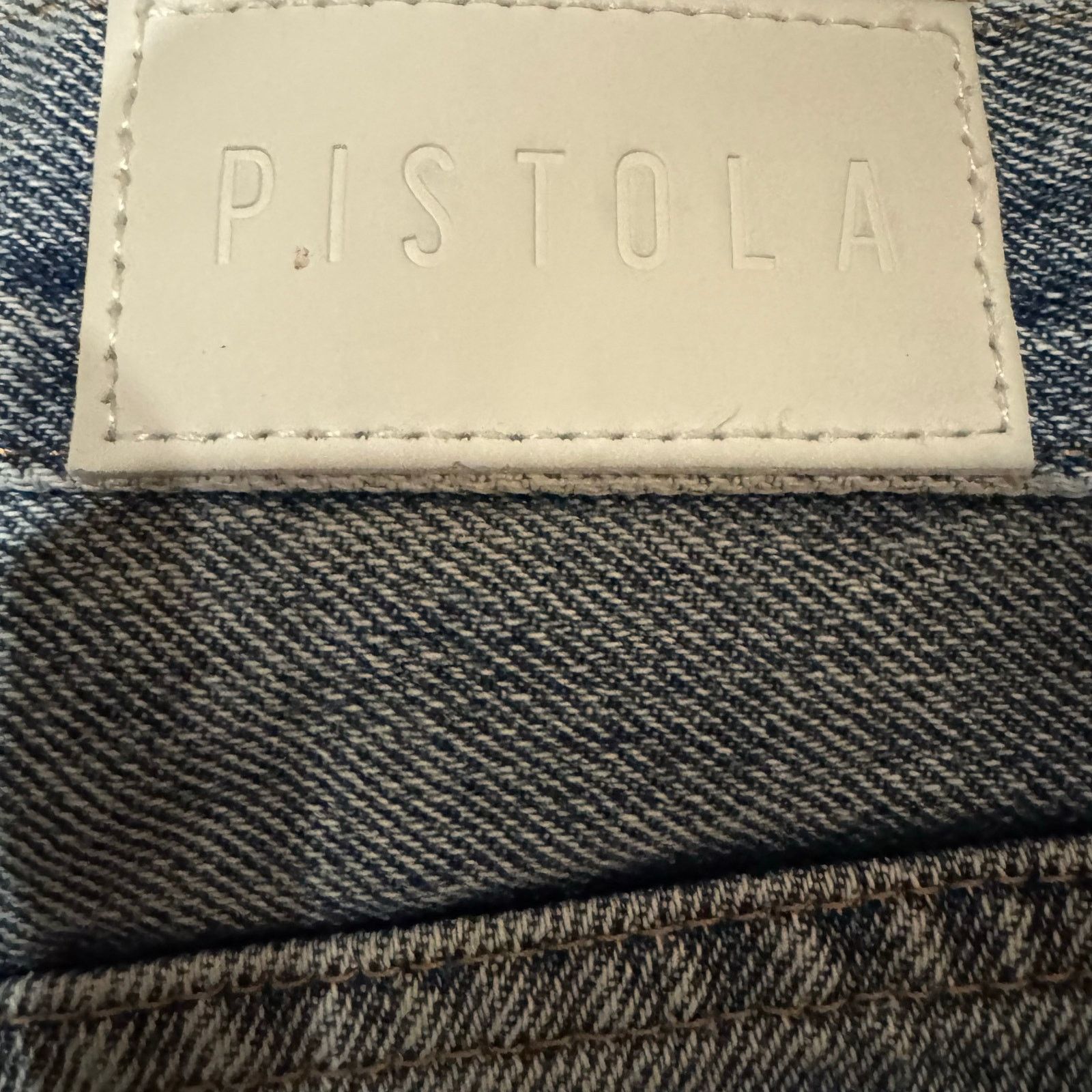 Pistola Pistola Distressed High Rise Cutoff Denim Shorts 32 Size 32" / US 10 / IT 46 - 4 Thumbnail
