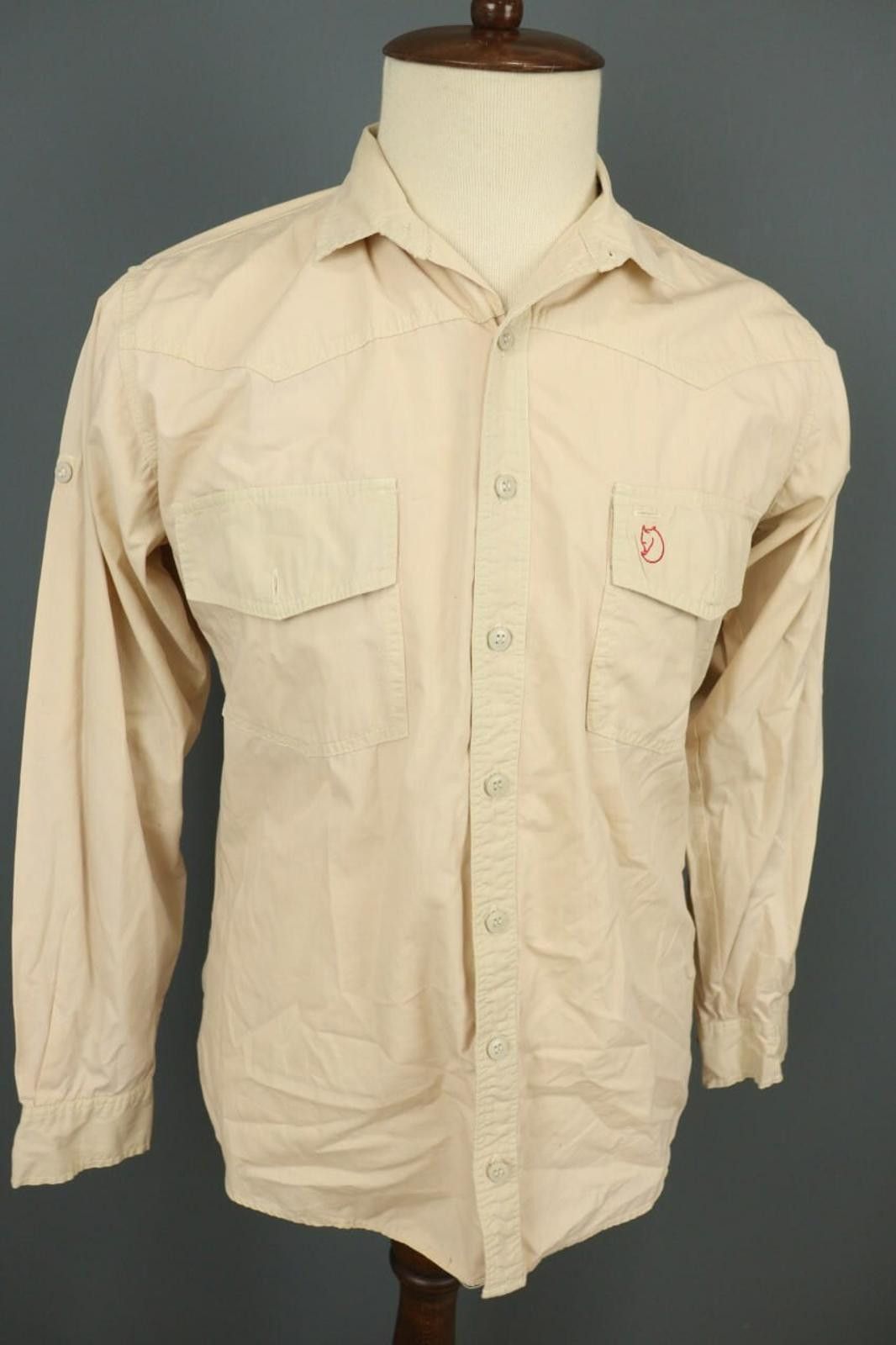 Fjallraven Fjall Raven Beige Button Down Overshirt Pockets Shirt Size US M / EU 48-50 / 2 - 5 Thumbnail