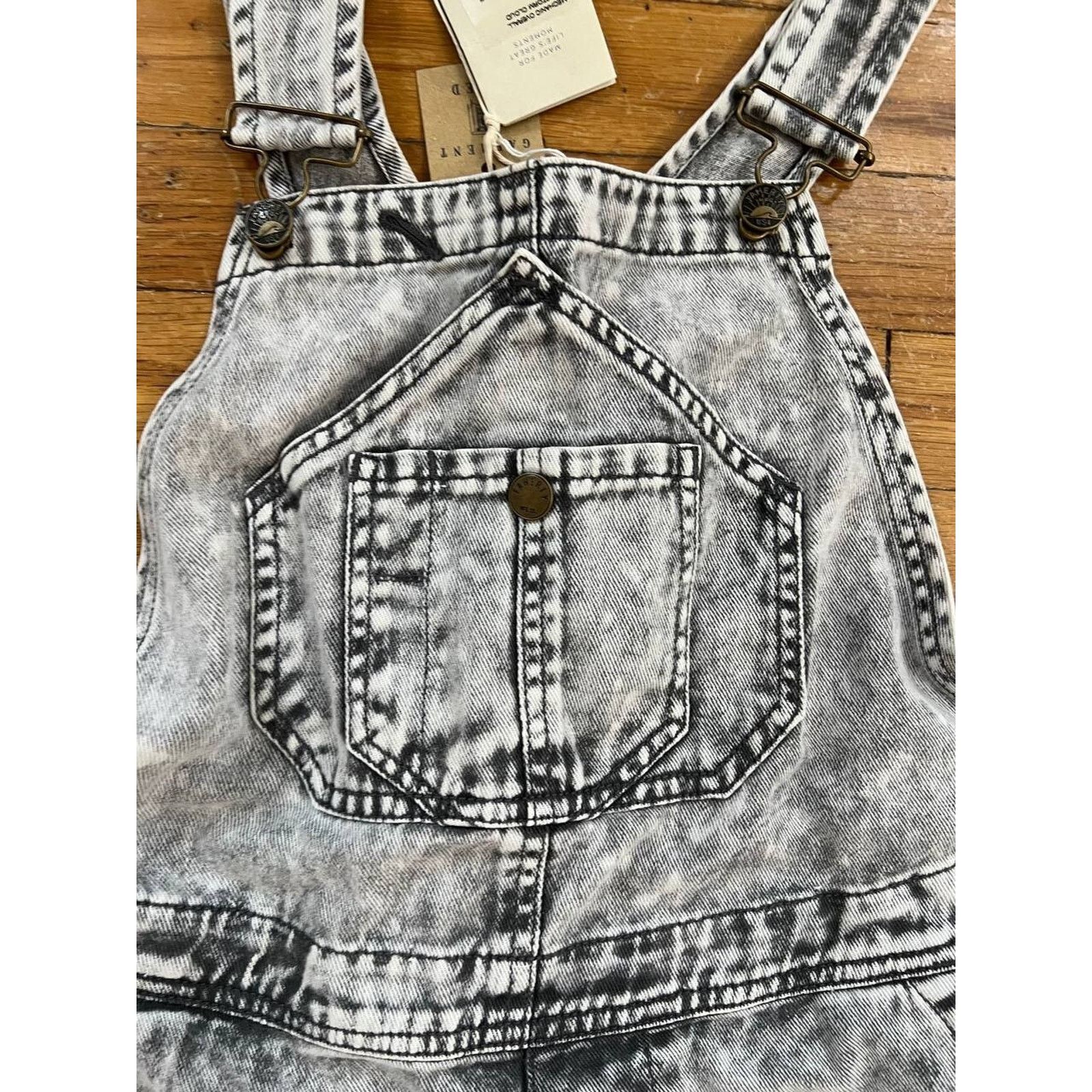 Faherty Faherty Mechanic Overall Storm Jumpsuit Cloud Grey M A000891 Size 30" / US 8 / IT 44 - 11 Thumbnail