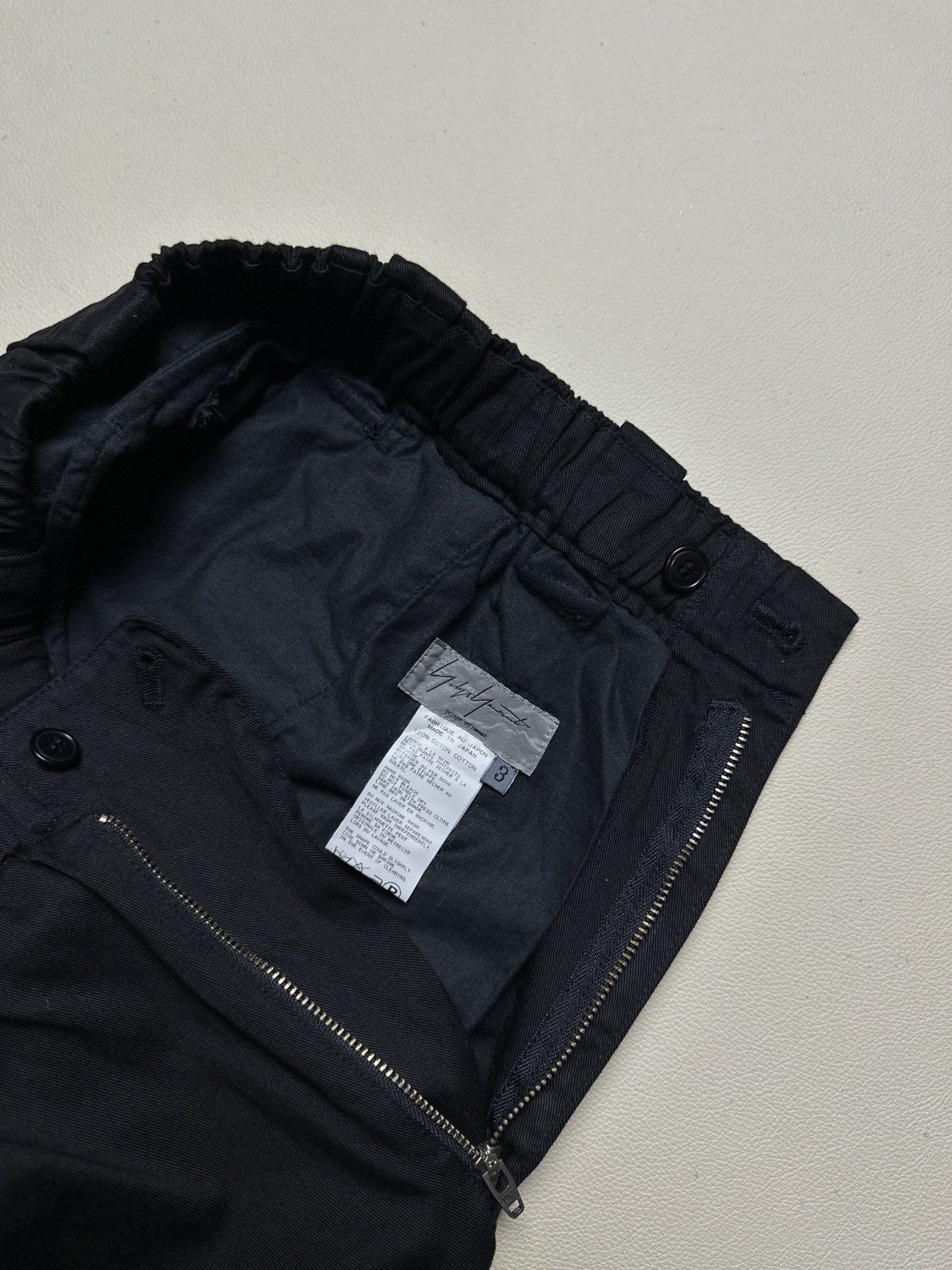 Yohji Yamamoto Yojhi yamamoto black trouser Size US 33 - 7 Thumbnail