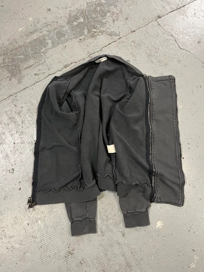 Pierre Balmain 2010s Pierre Balmain Double Zip Horpist Grey Biker Sweater Size US M / EU 48-50 / 2 - 9 Thumbnail