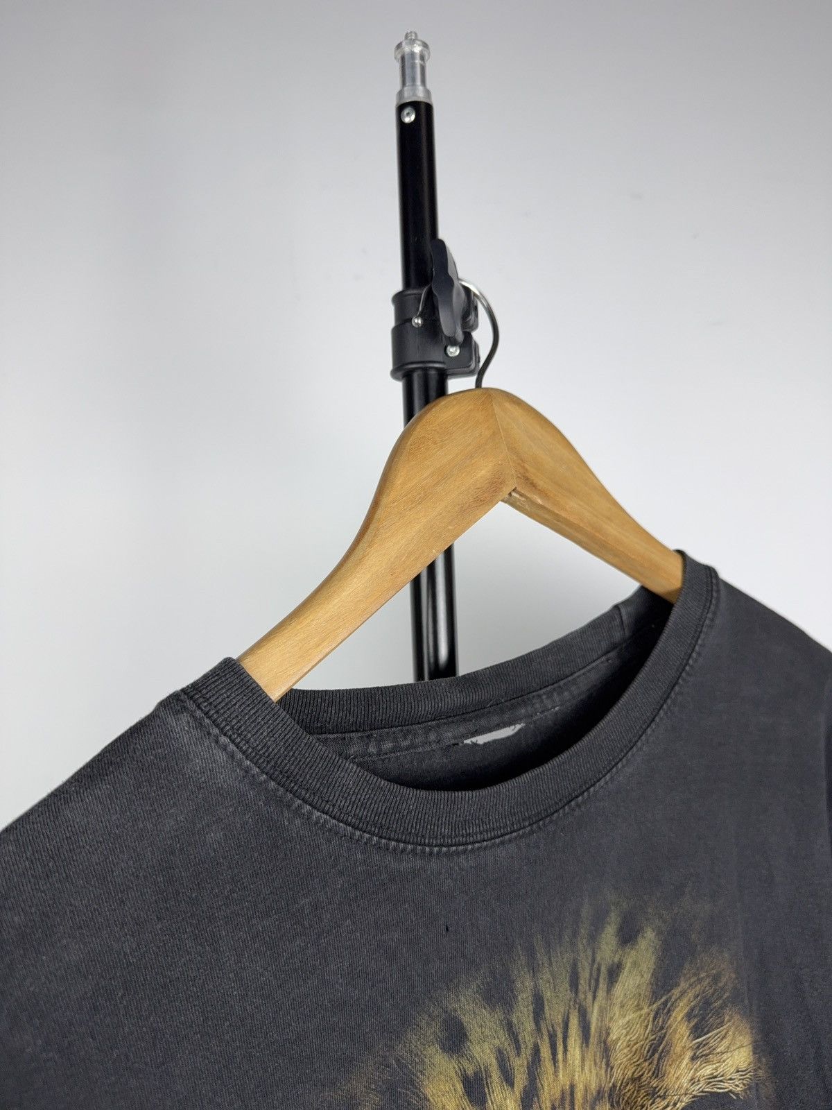 Vintage 00s Y2K Leopard Graphic T Shirt Double Sided Animal Tee Size US L / EU 52-54 / 3 - 11 Thumbnail