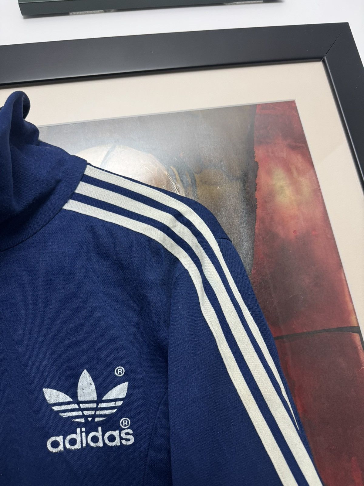 Adidas Vintage 60s Adidas Track Top Zip Rare Casual Stripes Blue Size US S / EU 44-46 / 1 - 4 Thumbnail