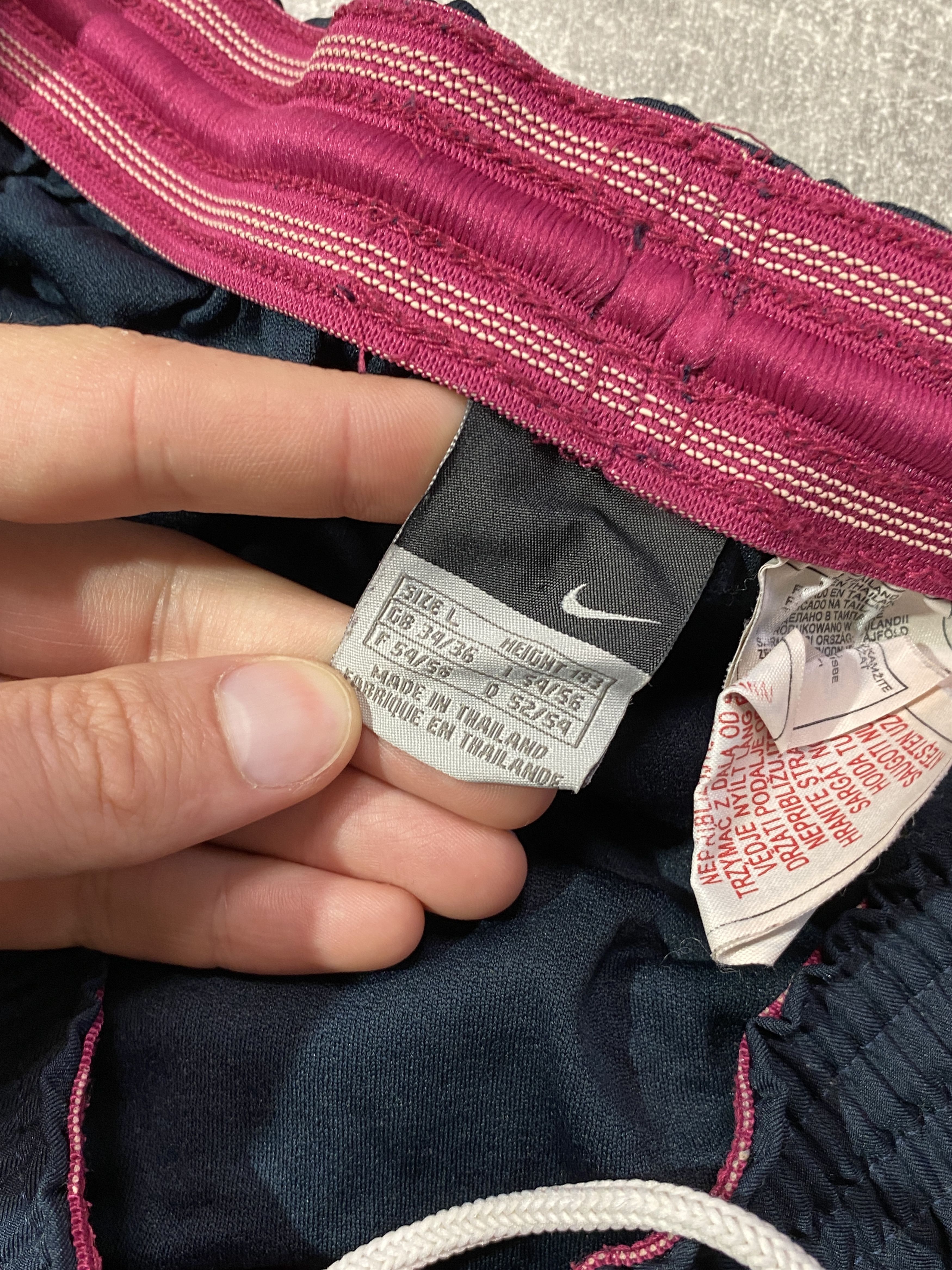 Nike Vintage Y2K Nike Purple Swoosh Shorts Size US 34 / EU 50 - 4 Thumbnail