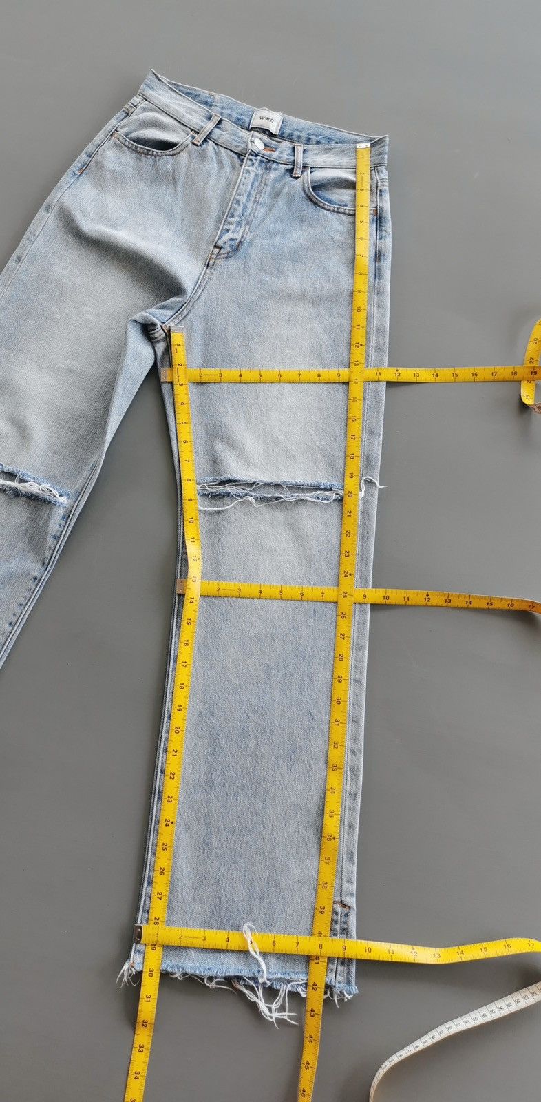 Vintage Pervert The Norm WWG Distressed Jeans Size 28" / US 6 / IT 42 - 9 Thumbnail