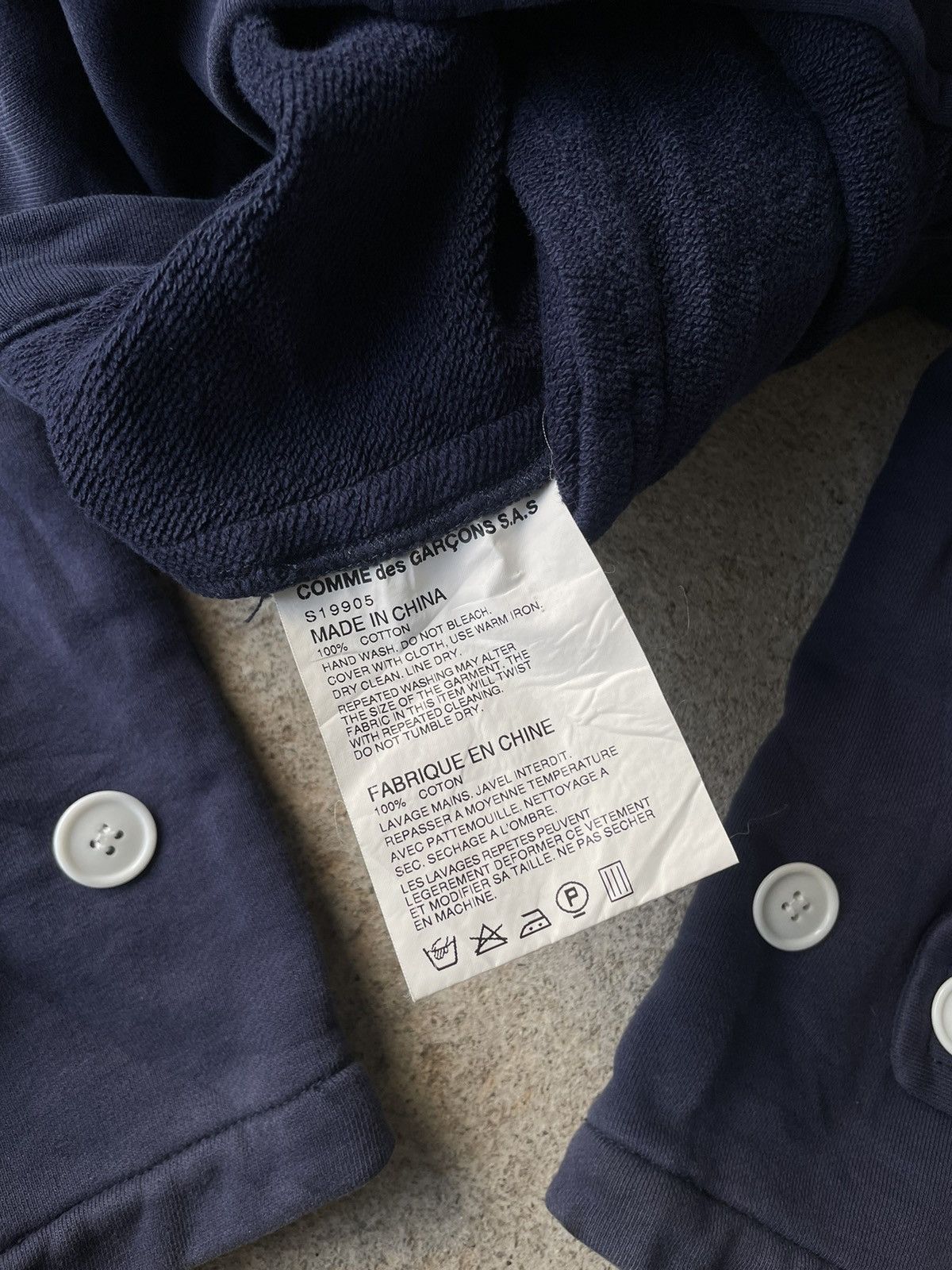 Comme des Garcons Comme Des Garcons Blue Duffle Coat S19905 Size US S / EU 44-46 / 1 - 12 Thumbnail