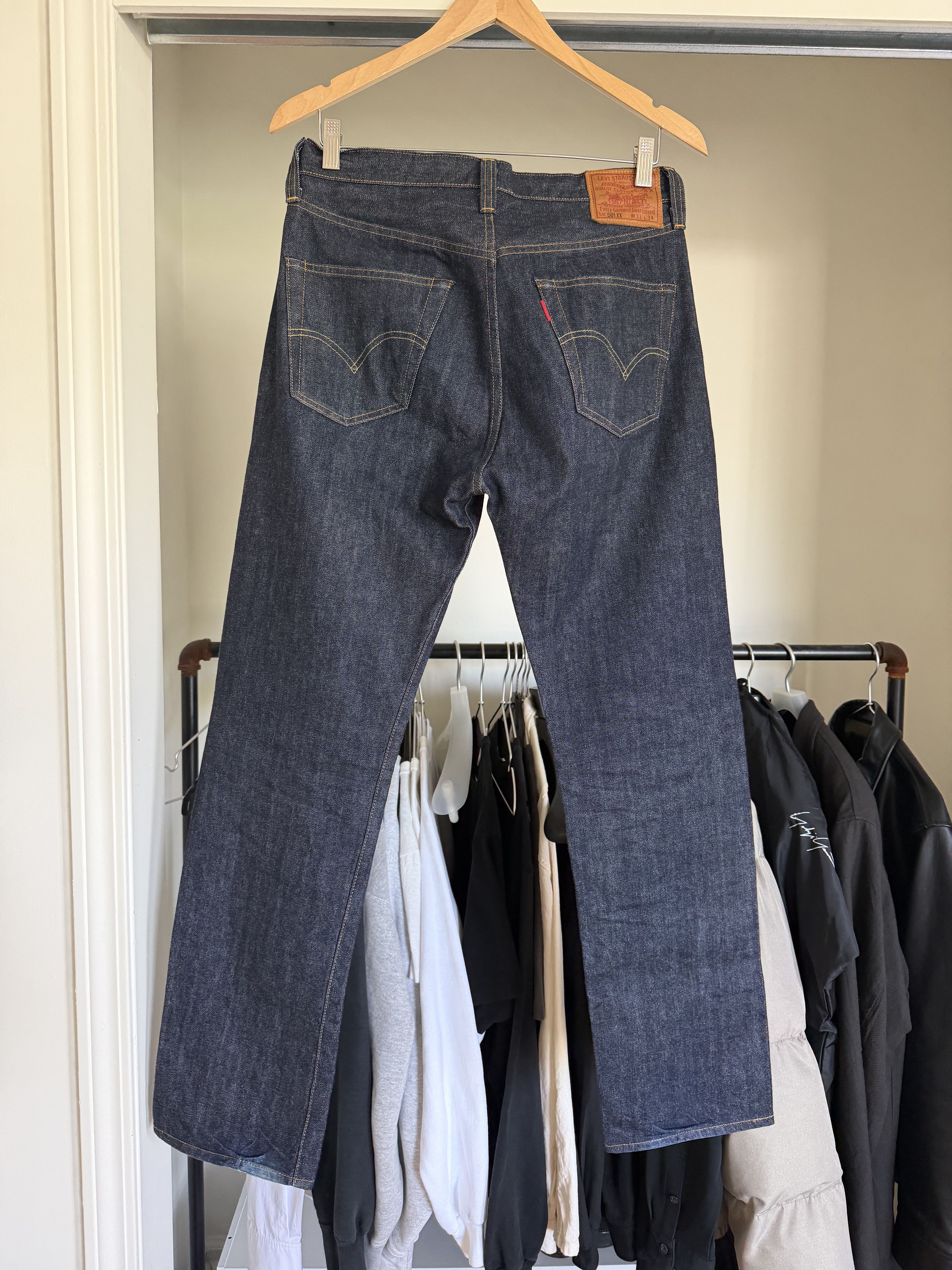 Levi's Vintage Clothing 1947 501XX Big E Selvedge Denim Size US 30 / EU 46 - 3 Thumbnail