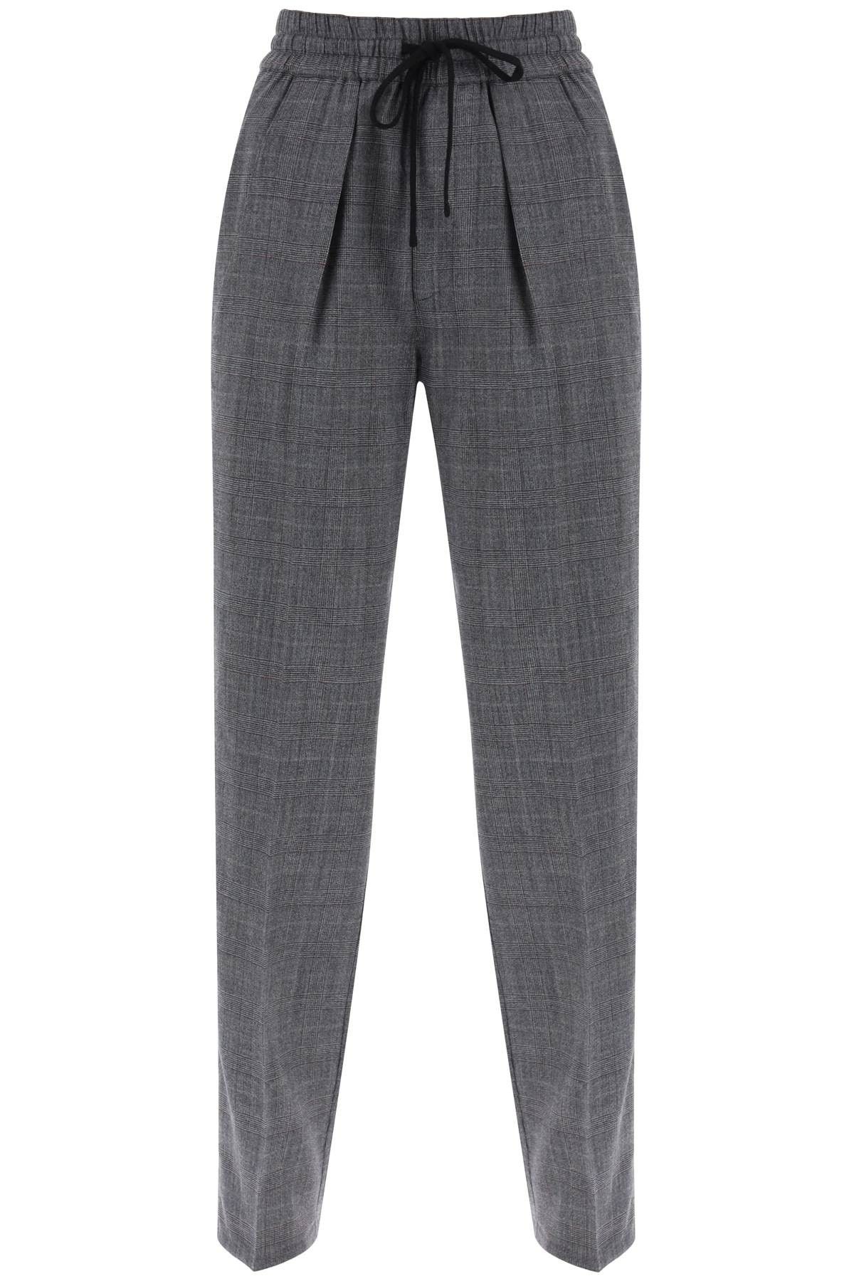 image of Isabel Marant Etoile Priska Pants In Prince Of Wales in Grey, Women's (Size 26)