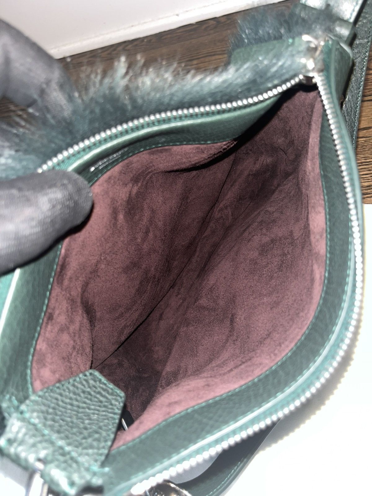 Burberry Burberry Small Knight Shearling Bag Size ONE SIZE - 9 Thumbnail