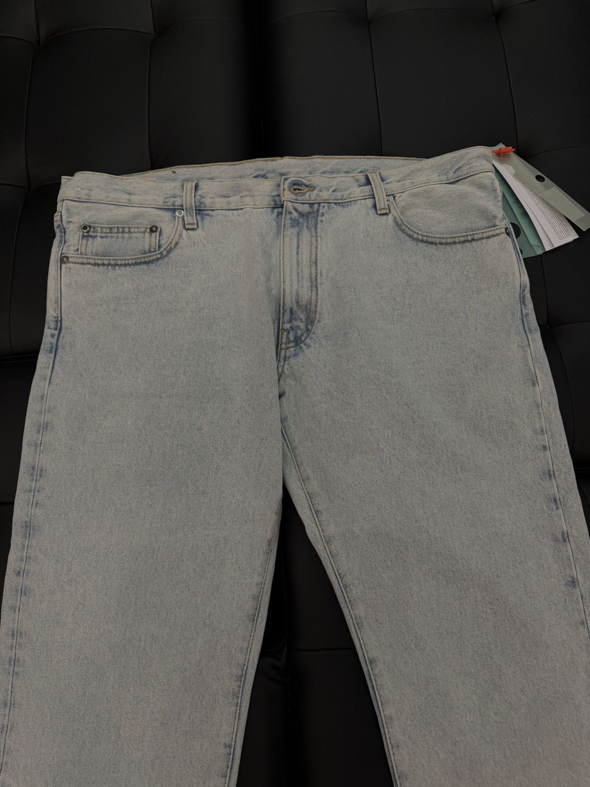Off-White Size 38 - Off-White Diag Tab Arrow Jeans Slim Virgil Abloh Size US 38 / EU 54 - 6 Thumbnail