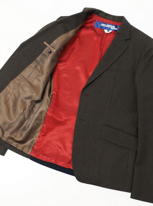 Junya Watanabe Jacket Tailored Back Design Wool Khaki Size US M / EU 48-50 / 2 - 6 Thumbnail