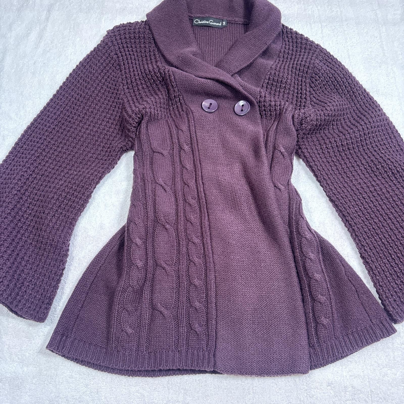Other y2k purple babydoll cardigan sweater Size M / US 6-8 / IT 42-44 - 1 Thumbnail