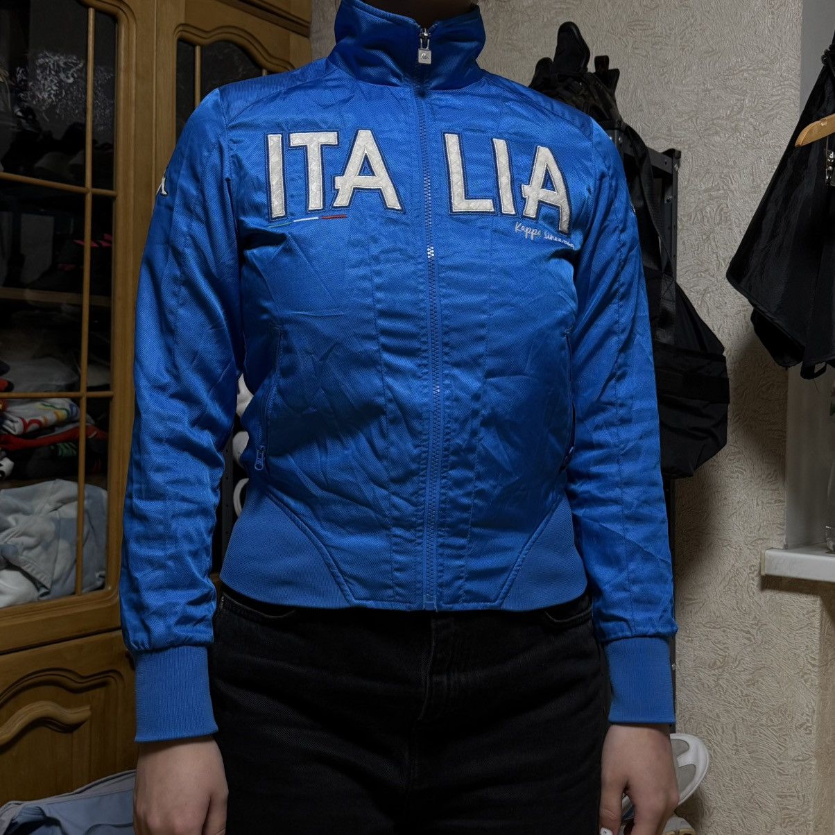 Kappa 📌Vintage Kappa ITALIA Big Logo FullZip Bloke Light Bomber Size M / US 6-8 / IT 42-44 - 5 Thumbnail