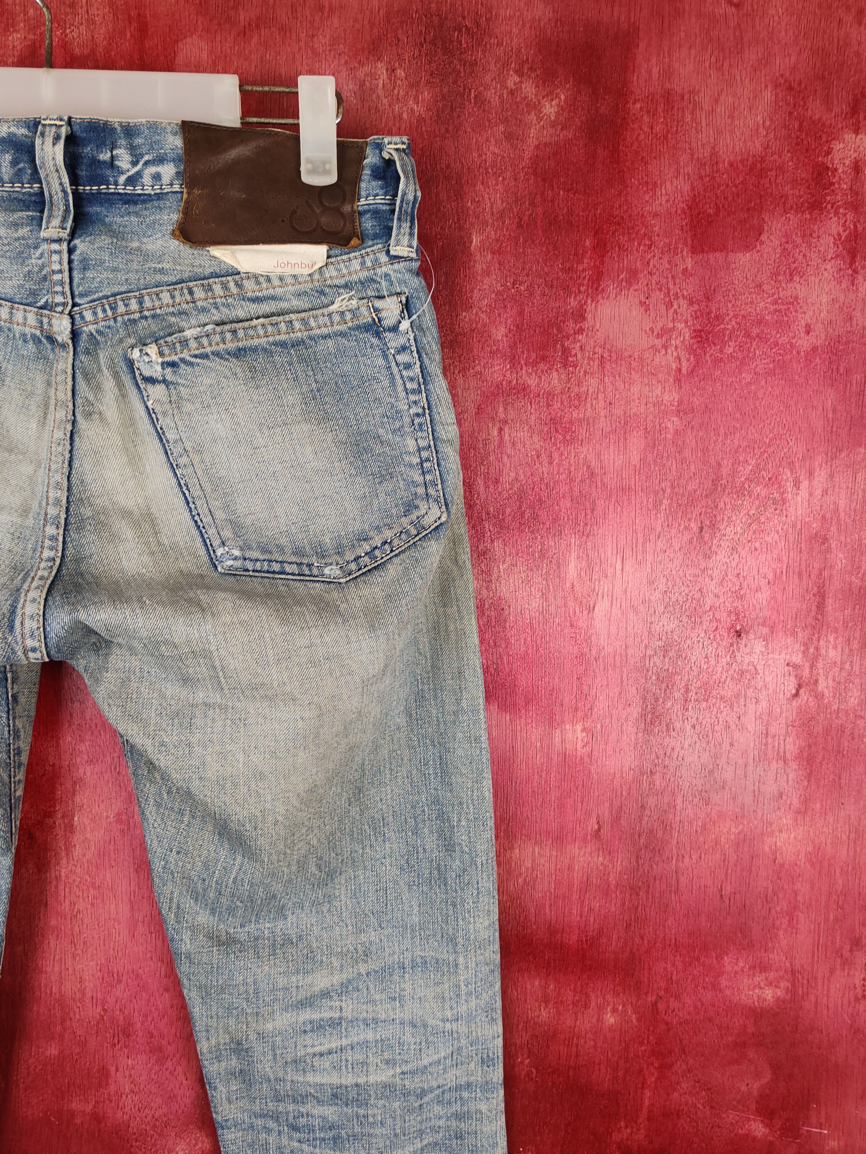 Johnbull John Bull Blue Faded Distressed Ripped Jeans #S1698DL Size US 30 / EU 46 - 13 Thumbnail