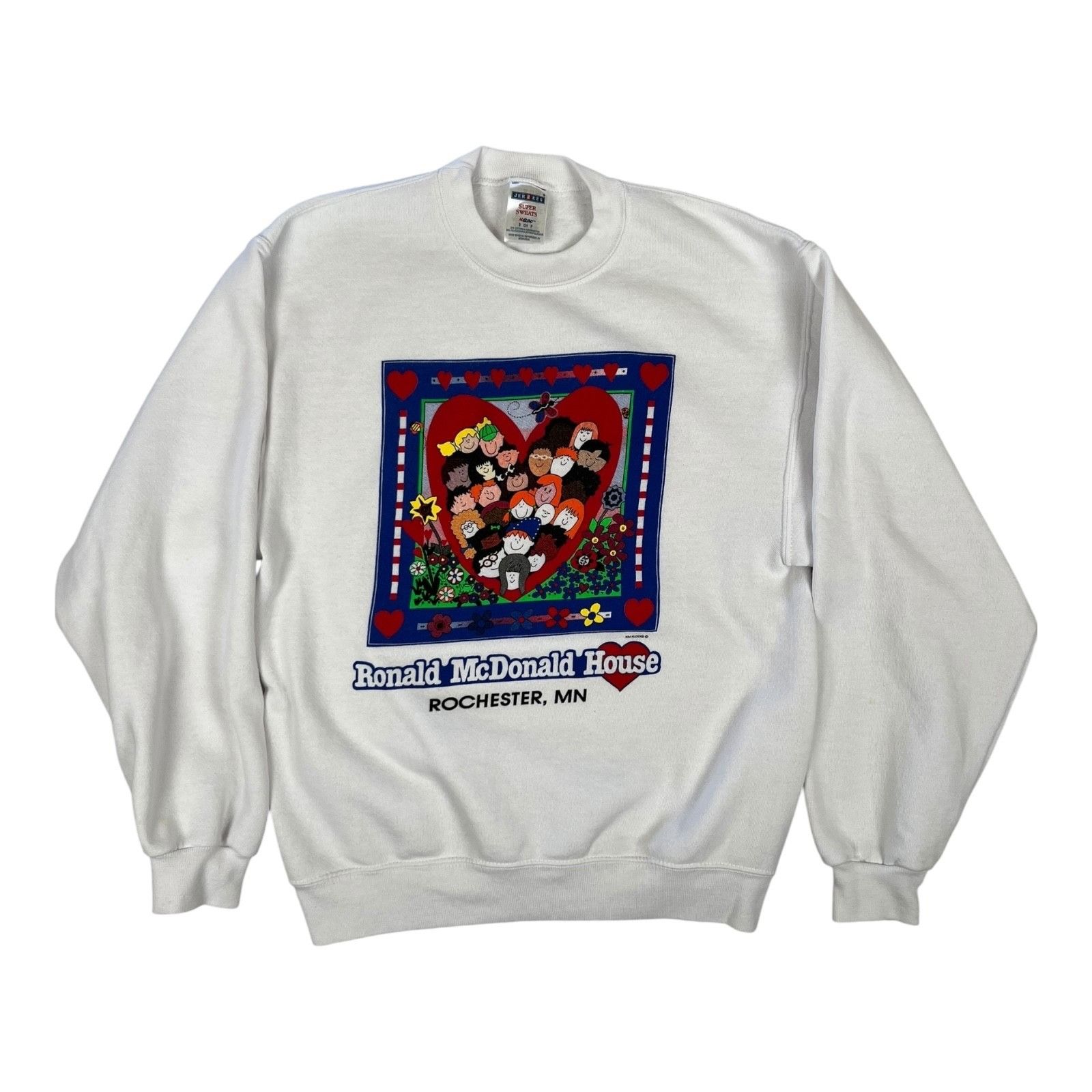 Jerzees Vintage Ronald McDonald House Sweatshirt Size Small 90s Roch Size US S / EU 44-46 / 1 - 1 Thumbnail