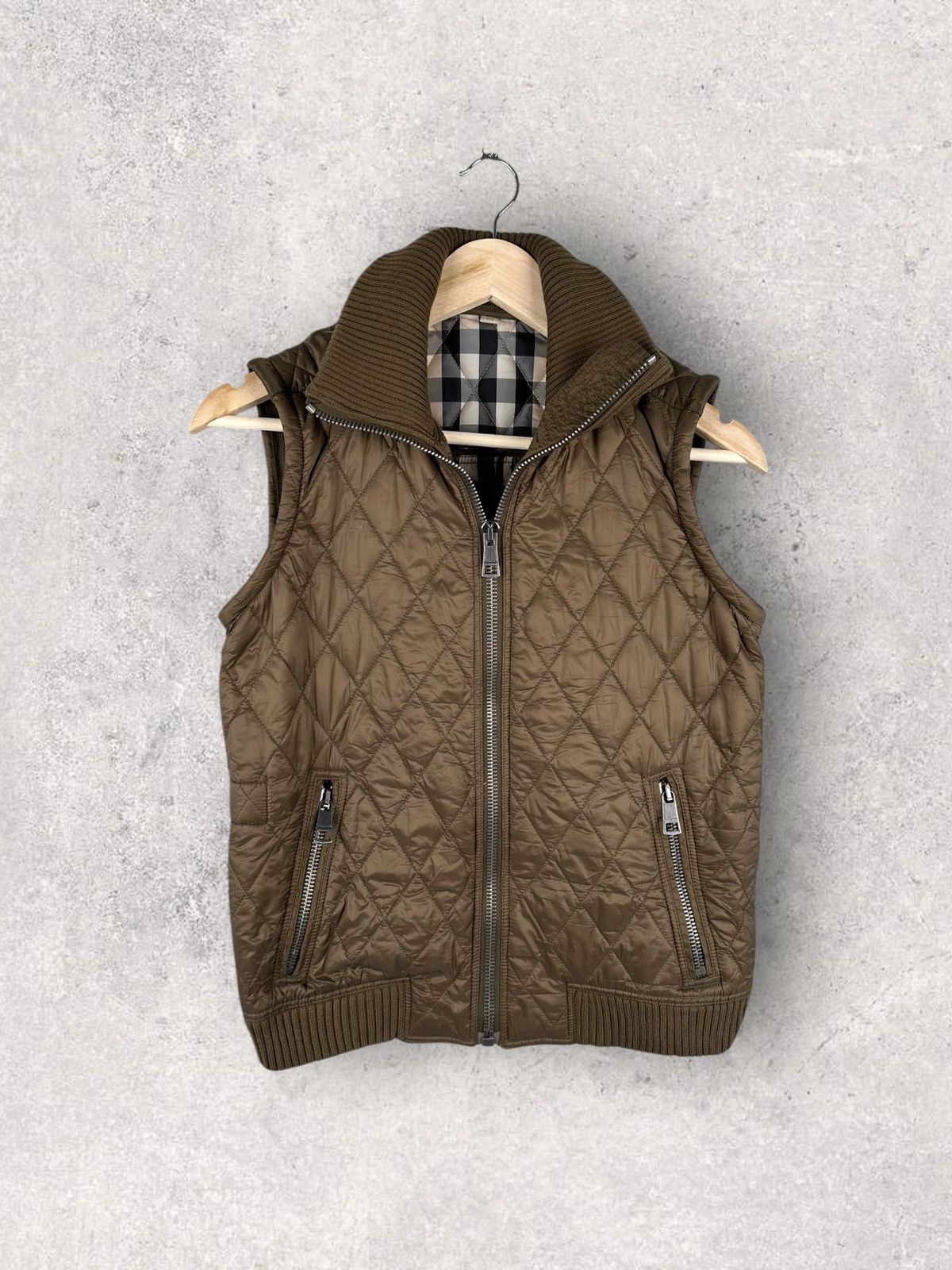 Burberry Burberry Brit 2 in 1 Quilted Jacket & Gilet Size XS / US 0-2 / IT 36-38 - 2 Thumbnail