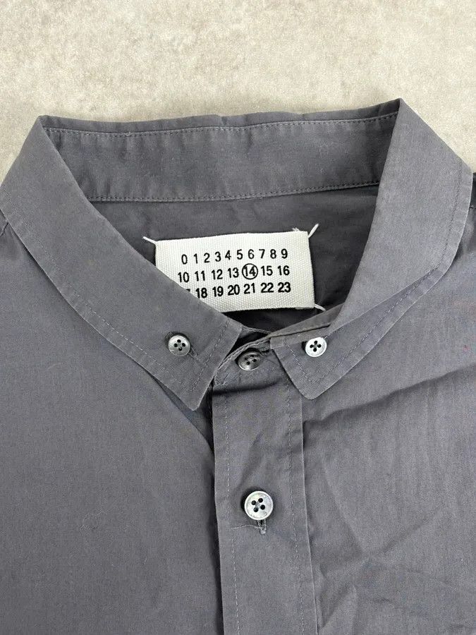 Maison Margiela AW2011 Maison Margiela Grey Classy Signature Shirt Size US L / EU 52-54 / 3 - 4 Thumbnail