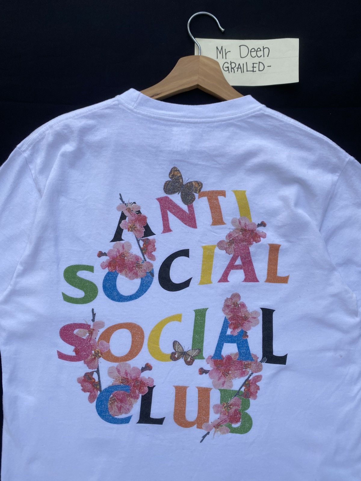 Anti Social Social Club Rare Anti Social Social Club Multicolor Spellout Tshirt Size US M / EU 48-50 / 2 - 1 Thumbnail
