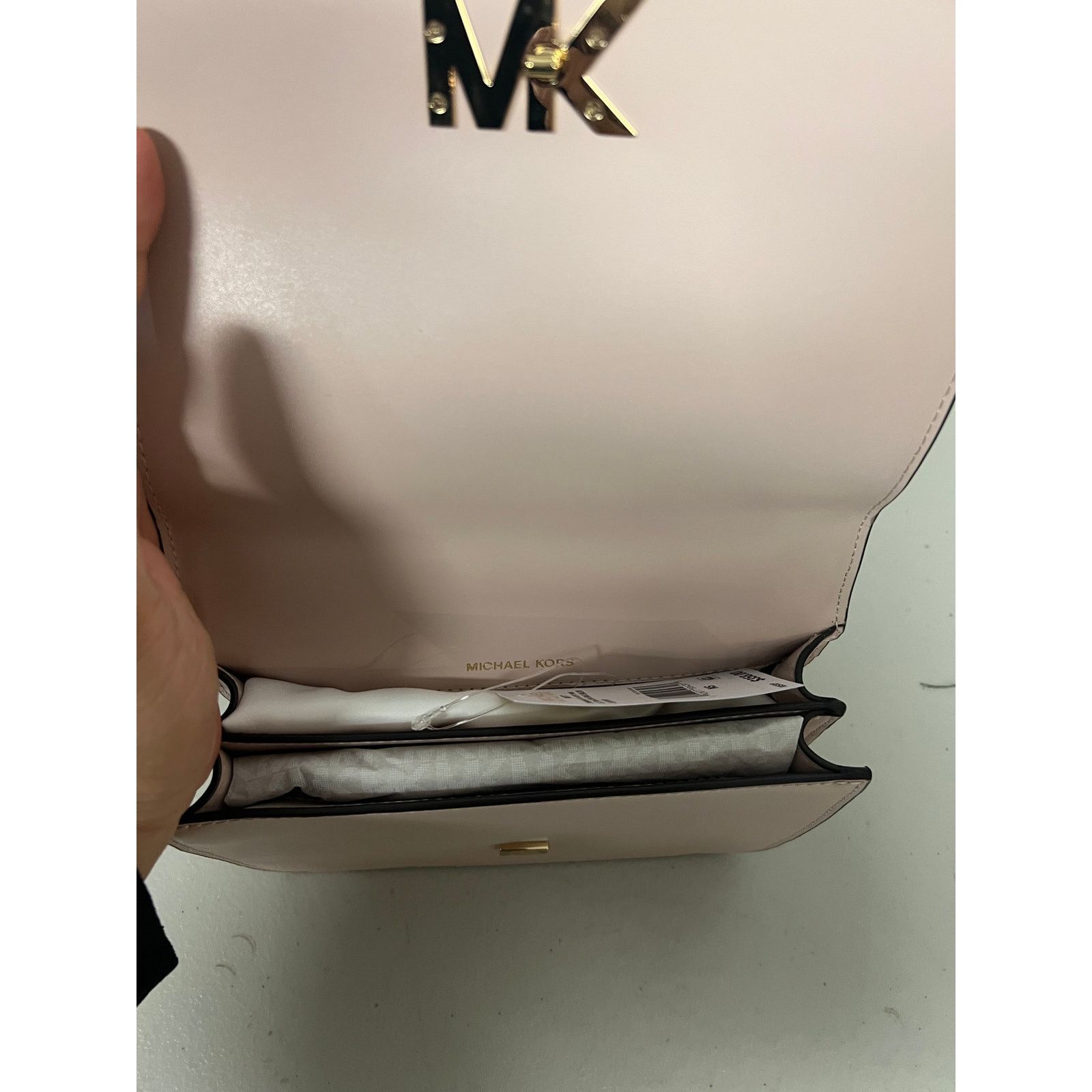 Michael Kors Michael Kors 30H8MOXL7M Mott Large Metallic Deco Leather Size ONE SIZE - 5 Thumbnail