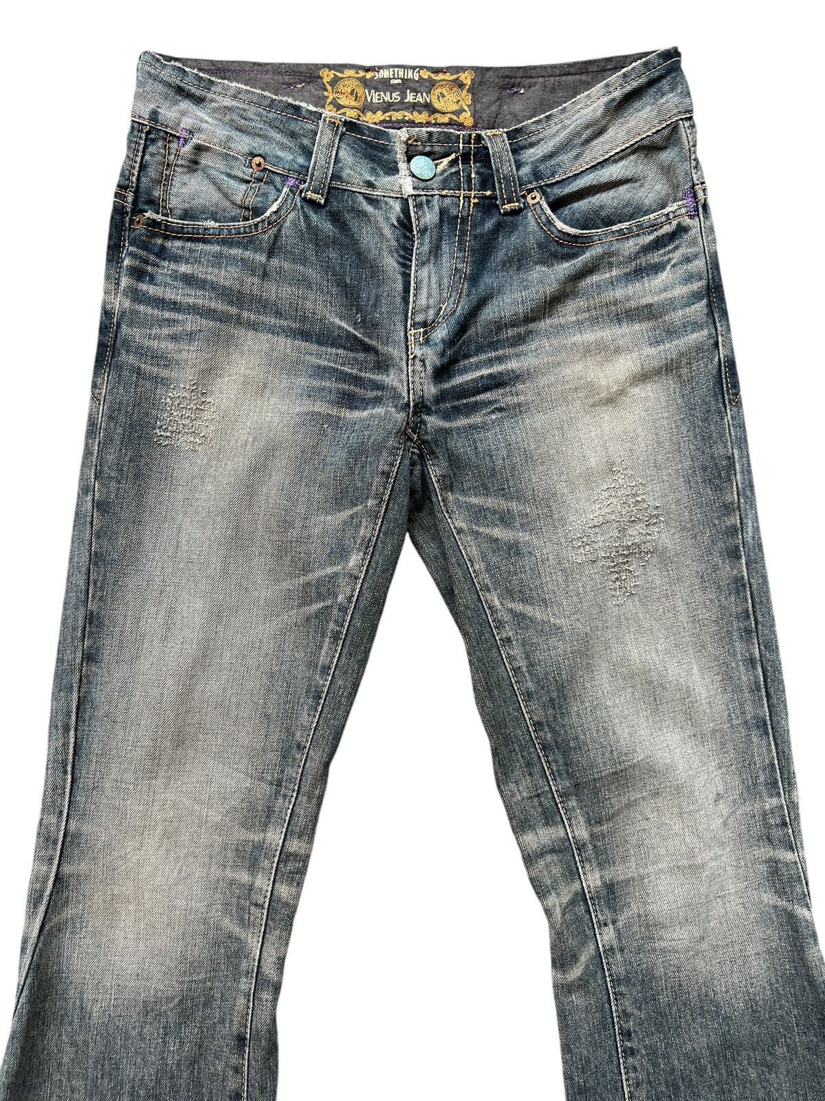 Edwin Edwin Vienus Distressed Bootcut Denim Flare Jeans 31x34 Size US 31 - 4 Thumbnail