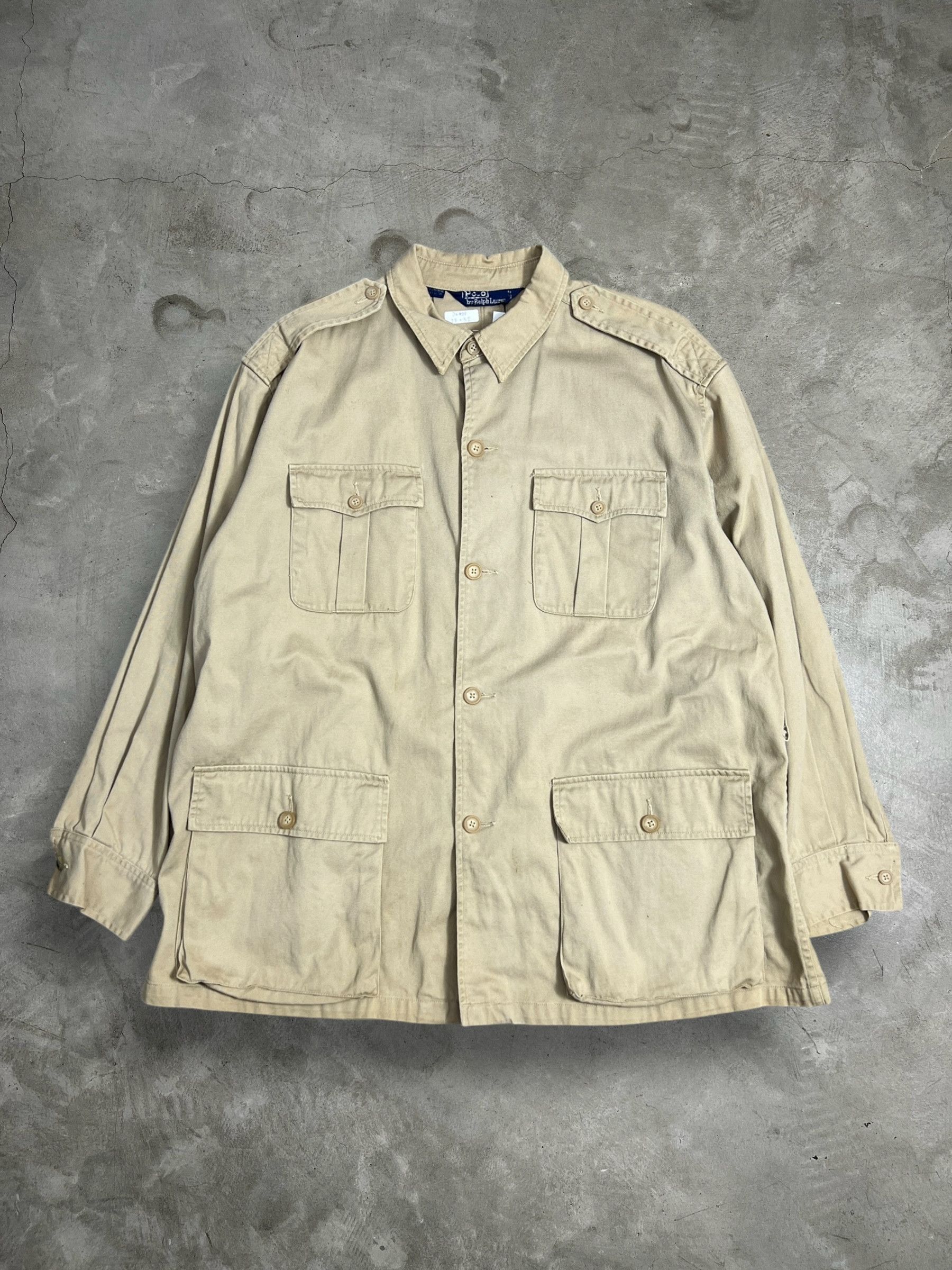 Polo Ralph Lauren Vintage Polo Ralph Lauren Safari Jacket (XL) JK496 Size US XL / EU 56 / 4 - 3 Thumbnail