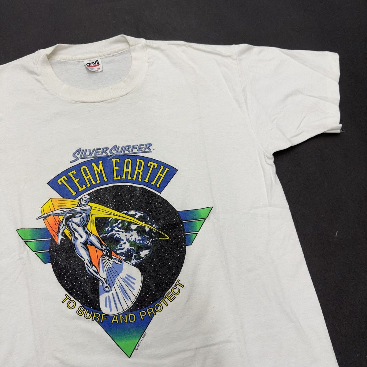 Anvil × Marvel Comics × Vintage Vintage Silver Surfer tee Size US XL / EU 56 / 4 - 3 Thumbnail
