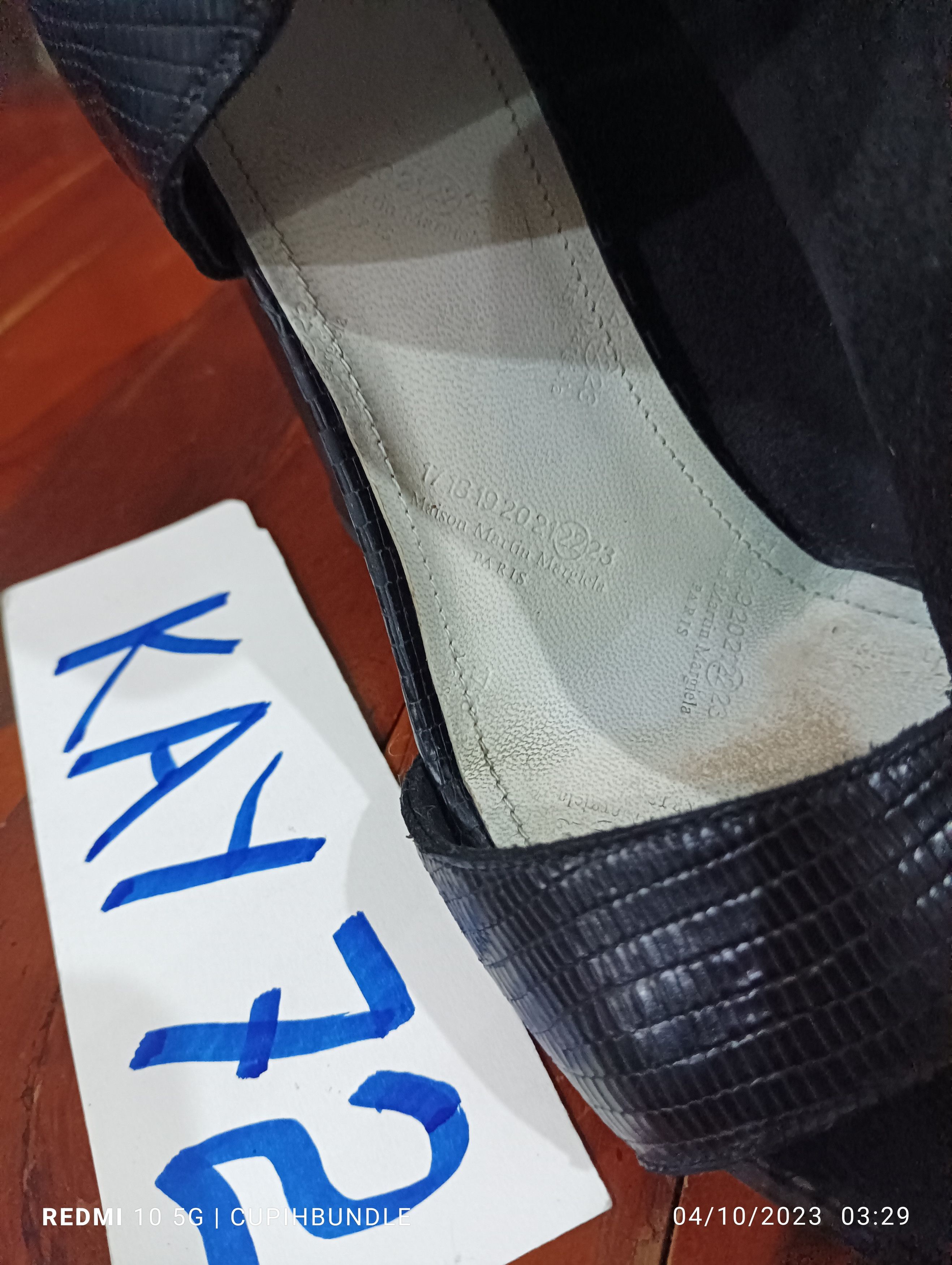 Maison Margiela MAISON MARTIN MARGIELA LEATHER HEEL SANDAL Size US 8 / IT 38 - 14 Thumbnail