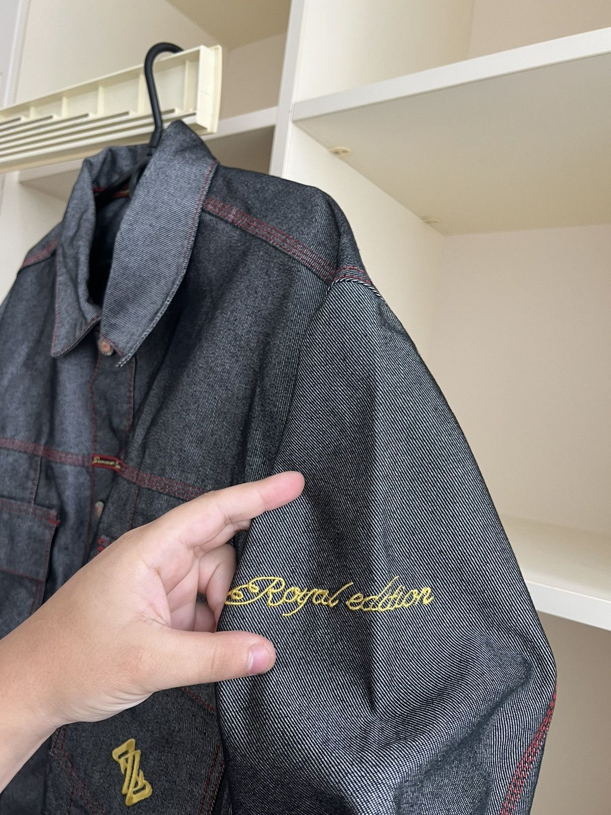 Vintage Vintage Sancezz Denim Jacket Hip-Hop Retro Size L Size US L / EU 52-54 / 3 - 16 Thumbnail
