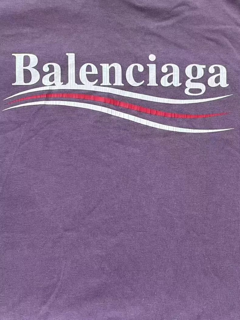 Balenciaga Balenciaga Solid Letter Crew Neck T-Shirt Regular Fit Men' Size US M / EU 48-50 / 2 - 4 Thumbnail
