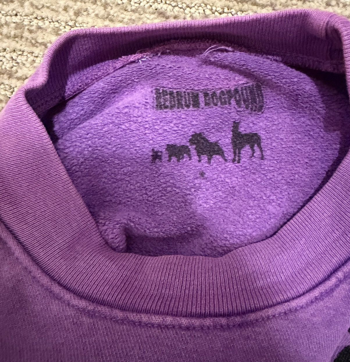 Redrum Dogpound Purple Redrum Dog Pound heavyweight crewneck Size US L / EU 52-54 / 3 - 5 Thumbnail
